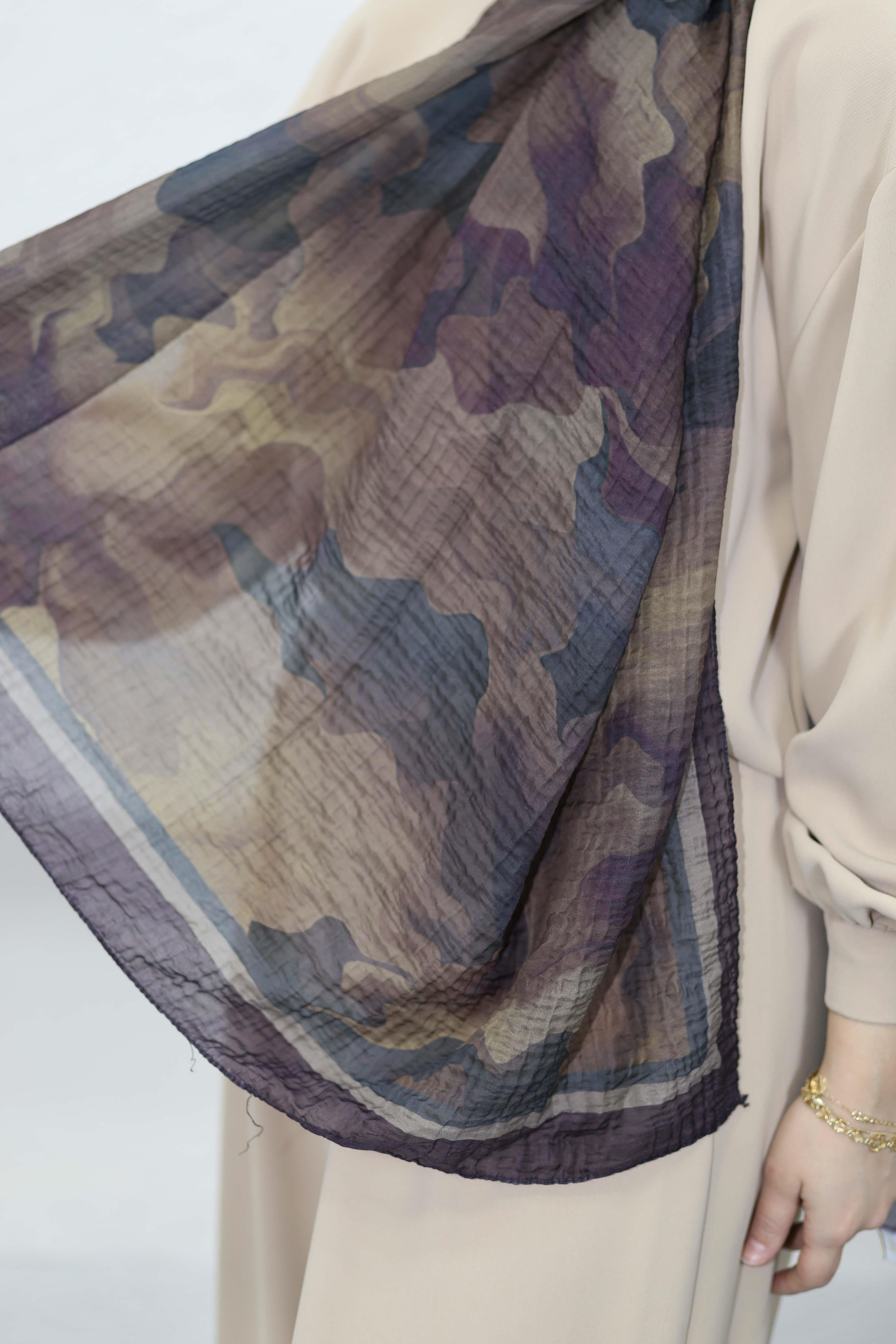 Bella Müslin Şal Mor 1511