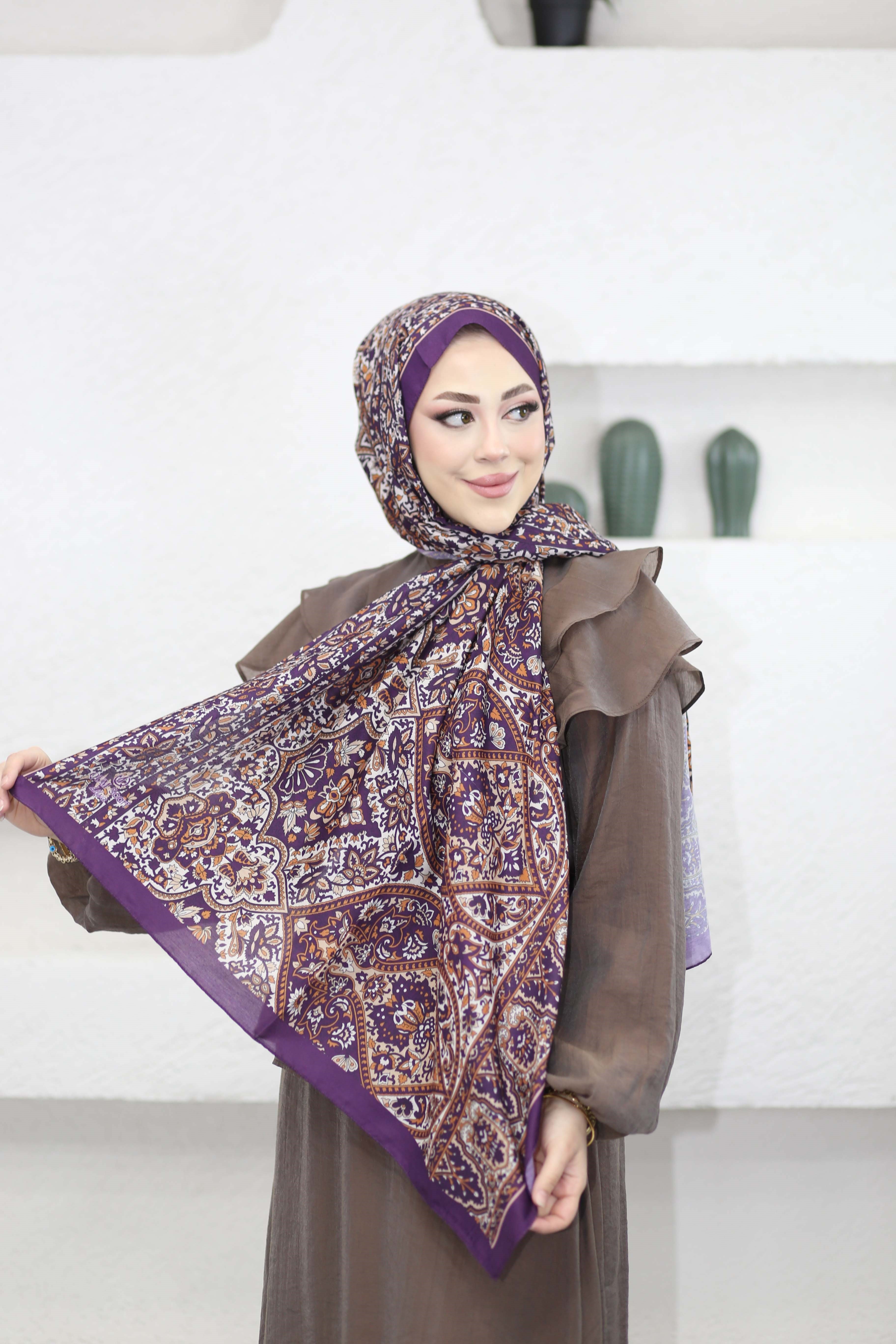 Bloom Şal Mor 7011