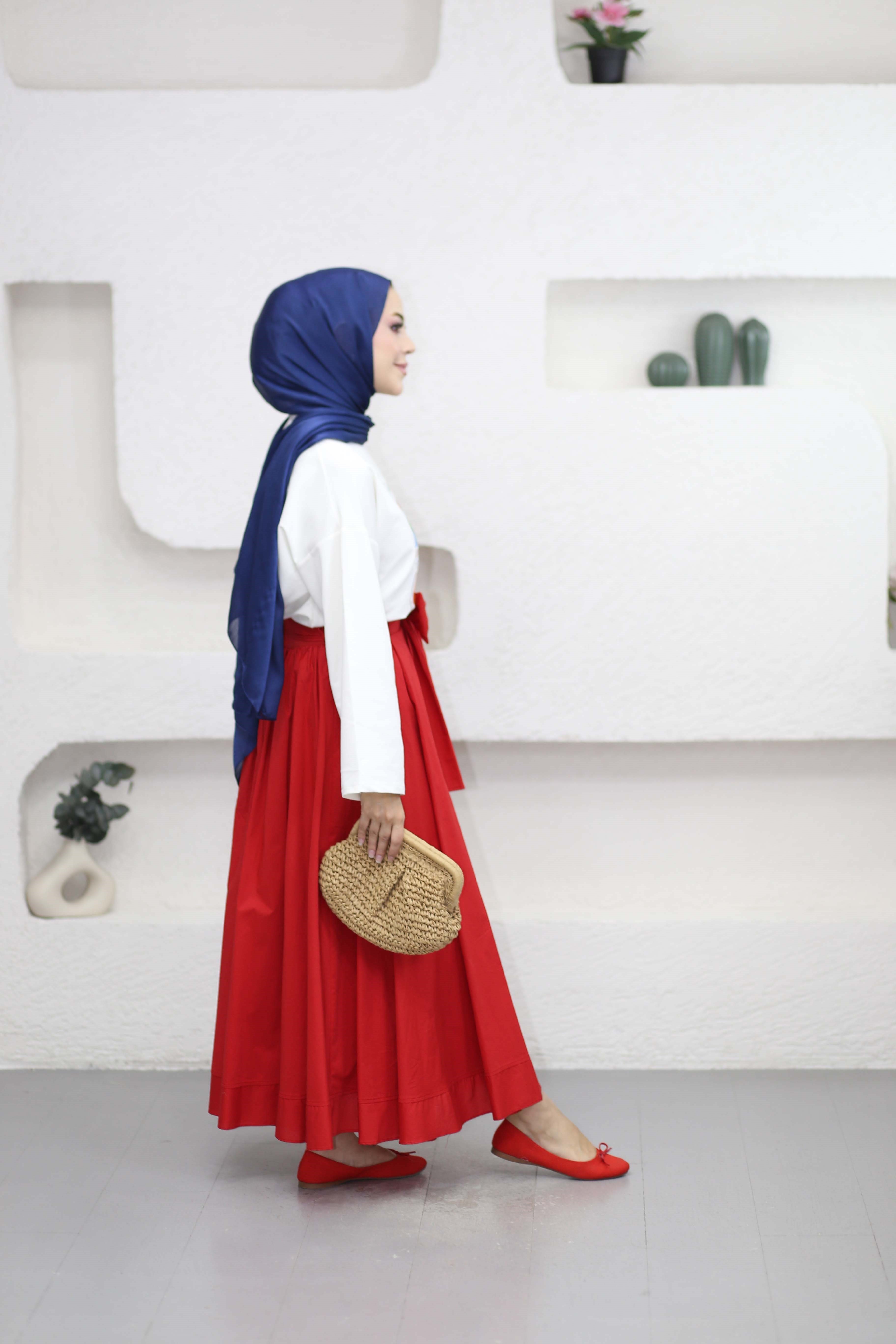Oversize Baskılı Tişört Sarı 2792
