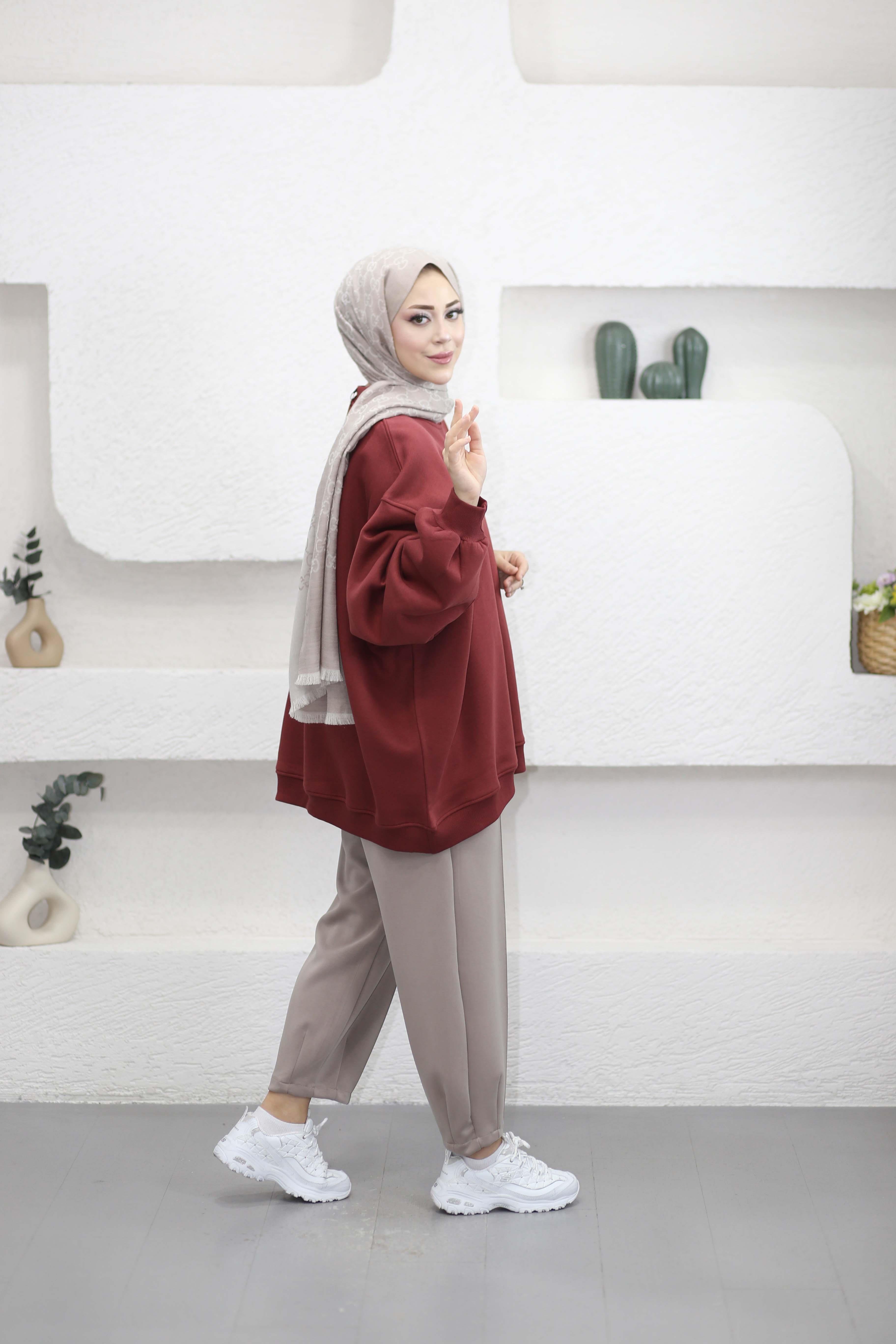 Oversize Sweat Bordo 5334