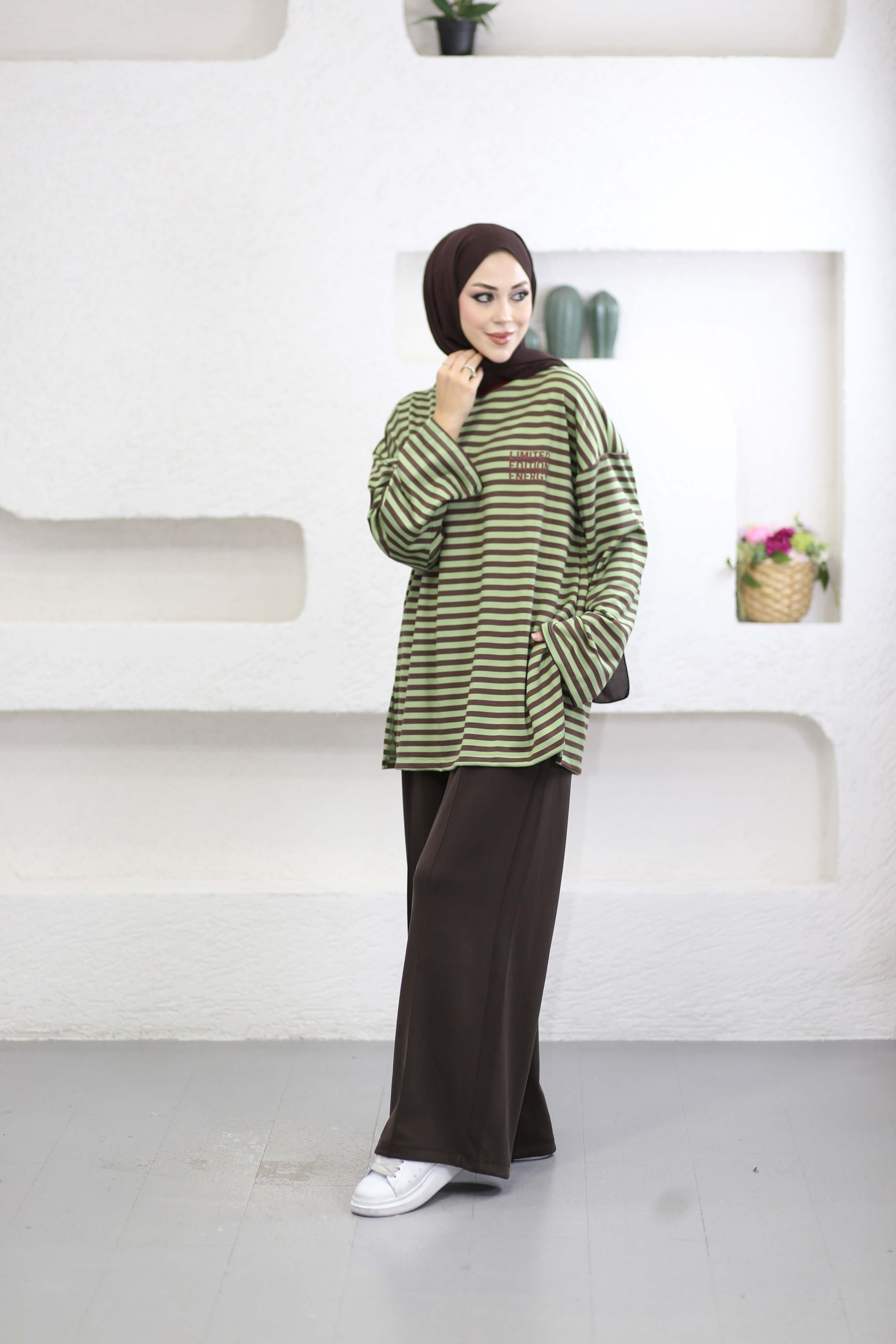Prenses Sweat Fıstık Yeşil 390