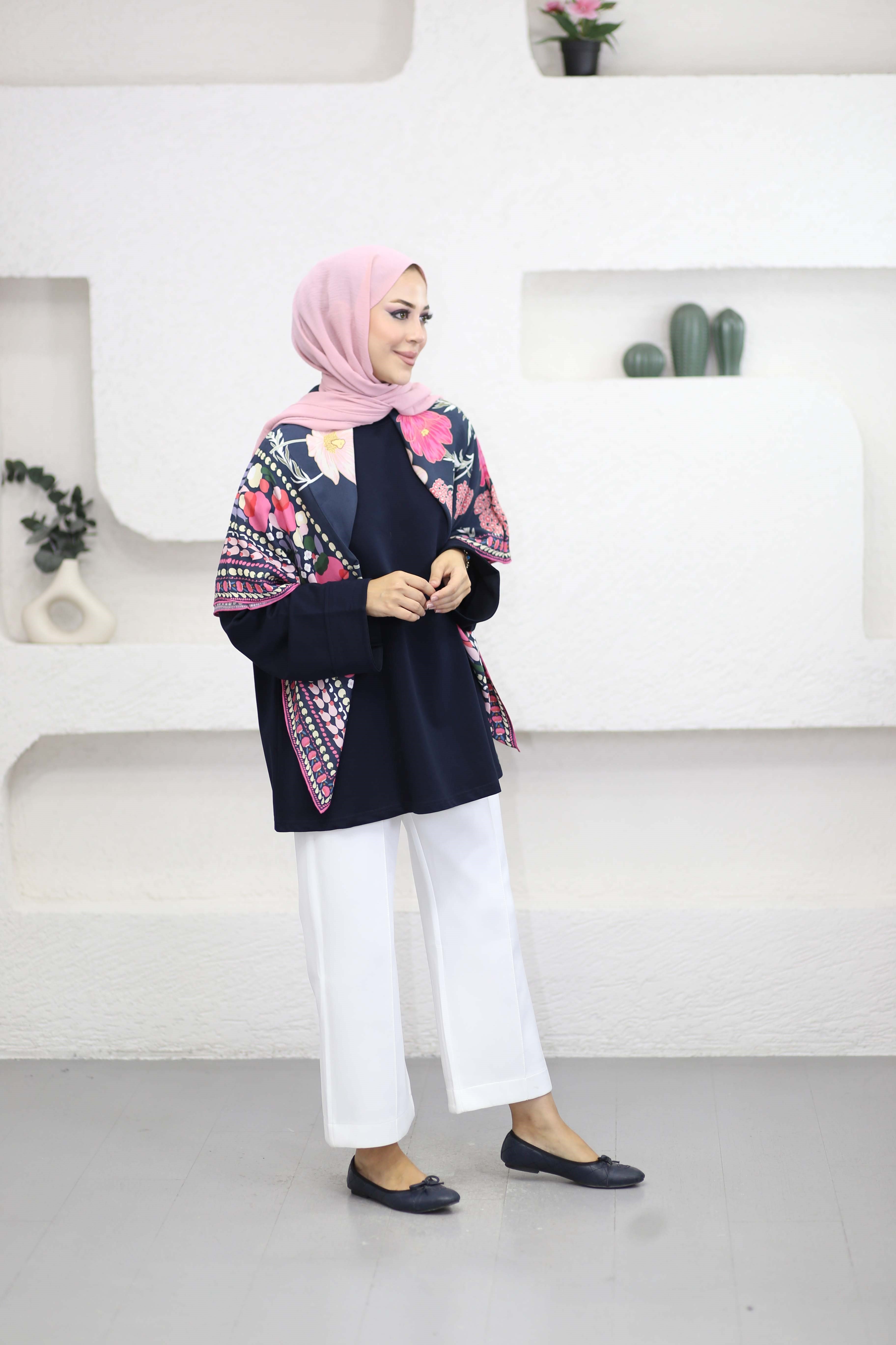 Dikiş Detaylı Sweat Lacivert 3068