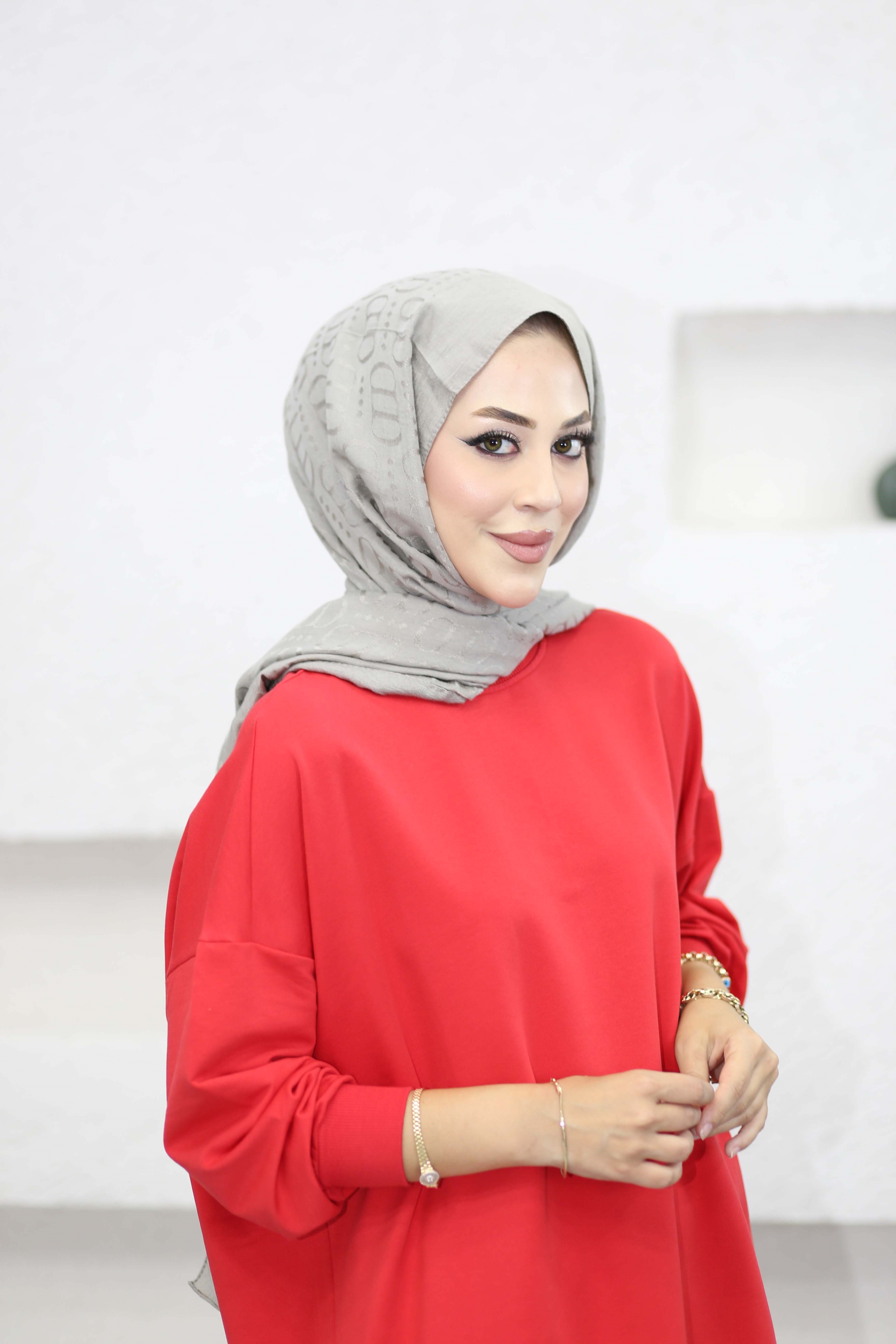 Oversize Sweat Kırmızı 2382