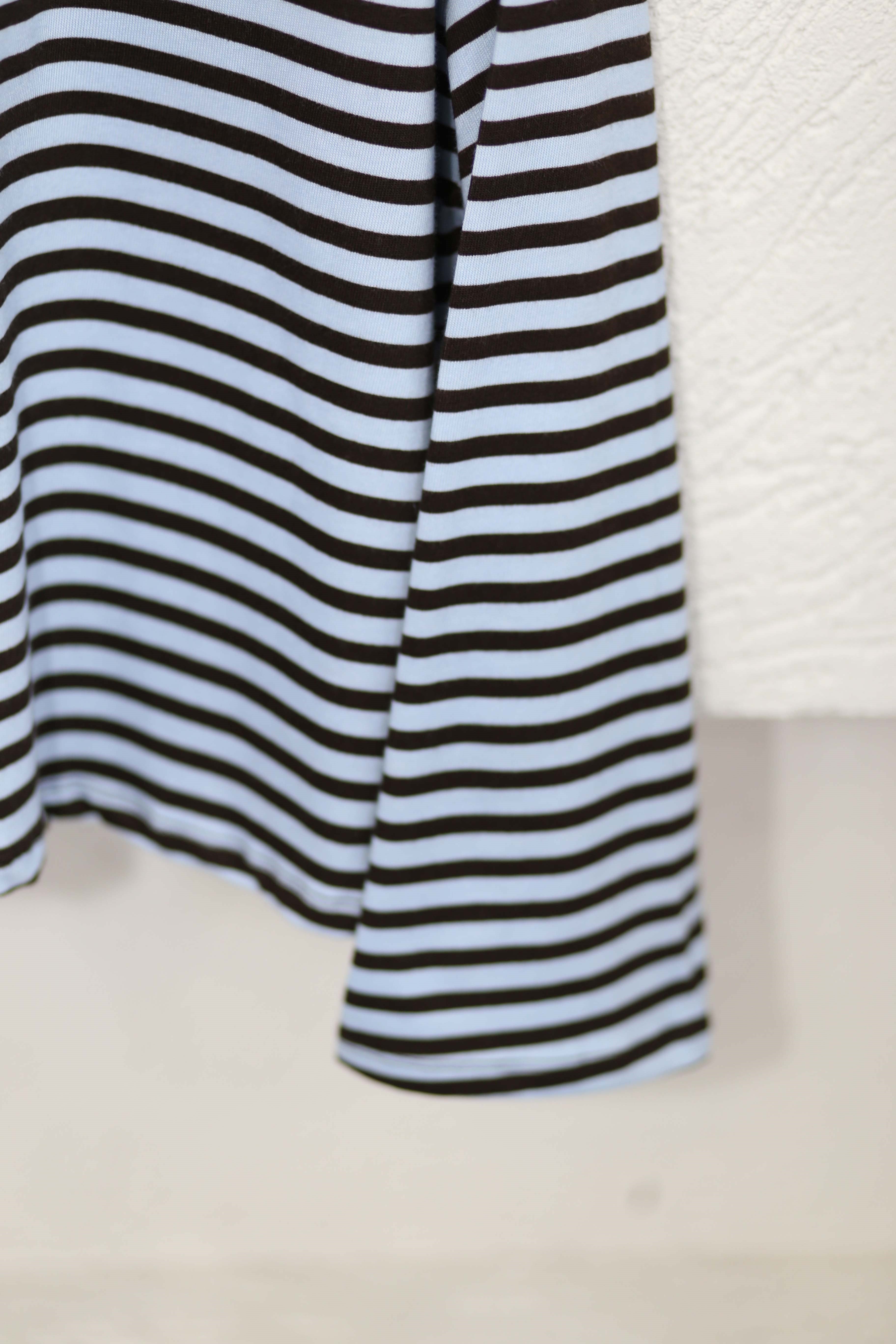 Çizgili Sweat Mavi 4848