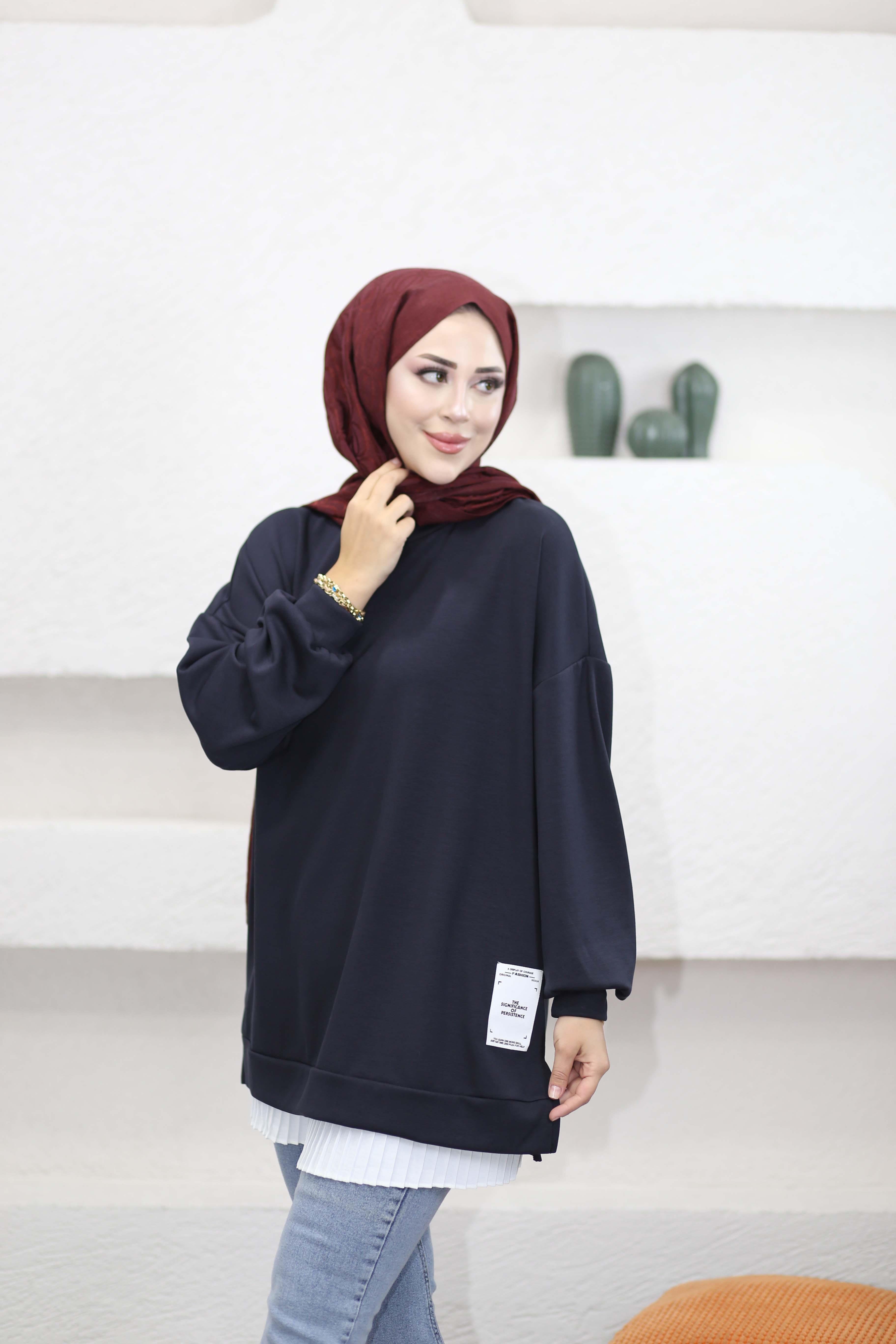 Yan Etiketli Sweat Antrasit 24363