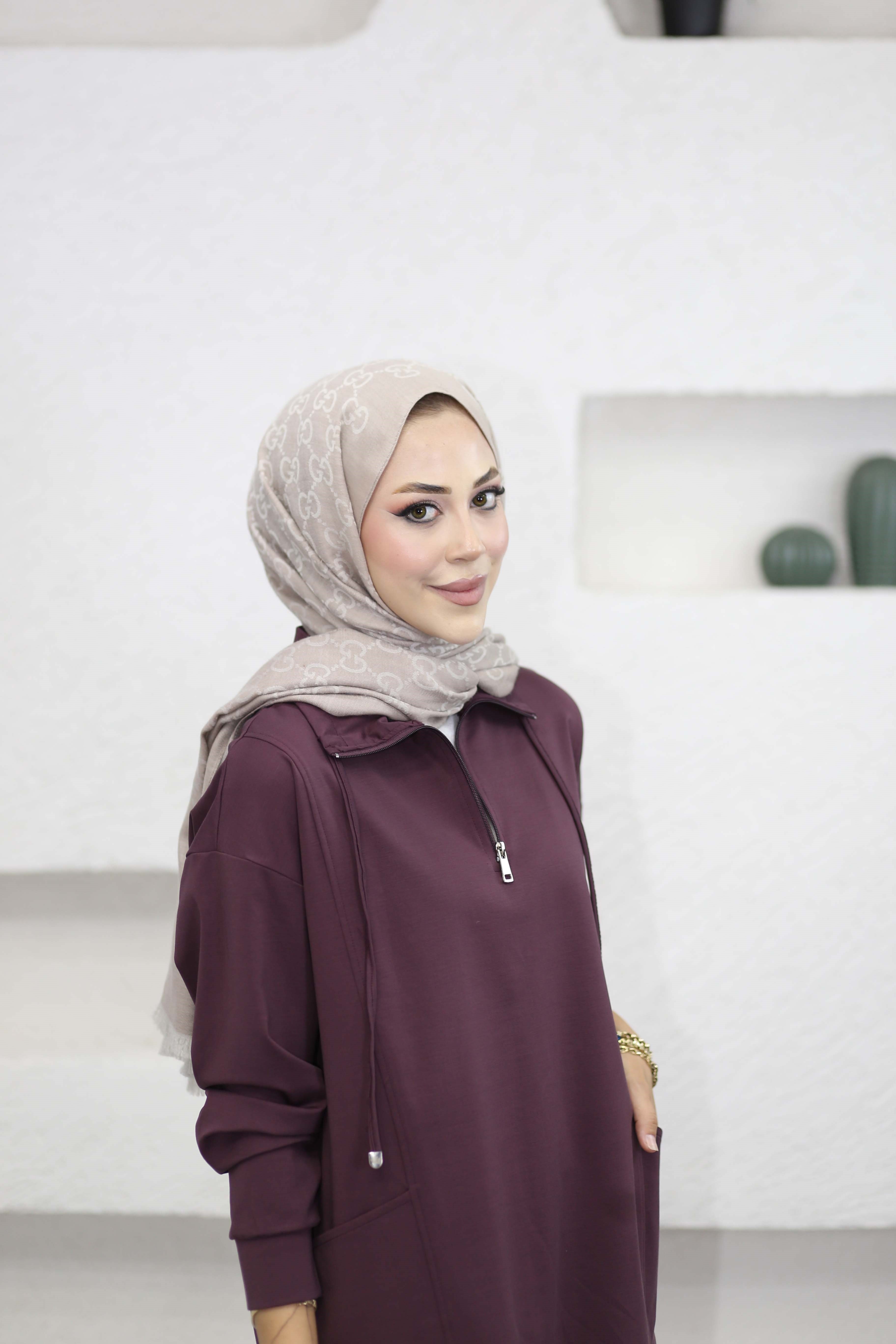 Yan Cepli Sweat Bordo 4523
