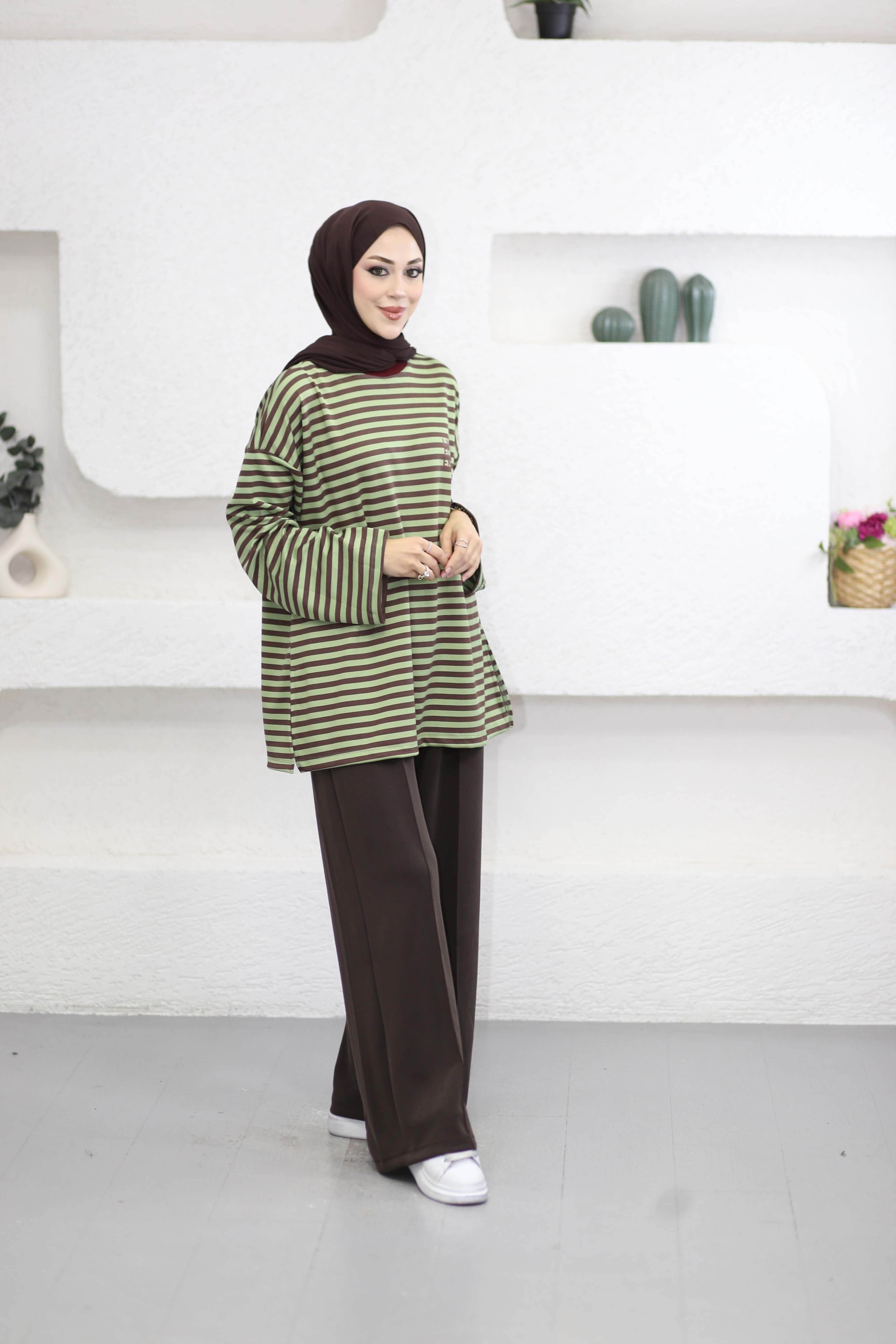 Prenses Sweat Fıstık Yeşil 390