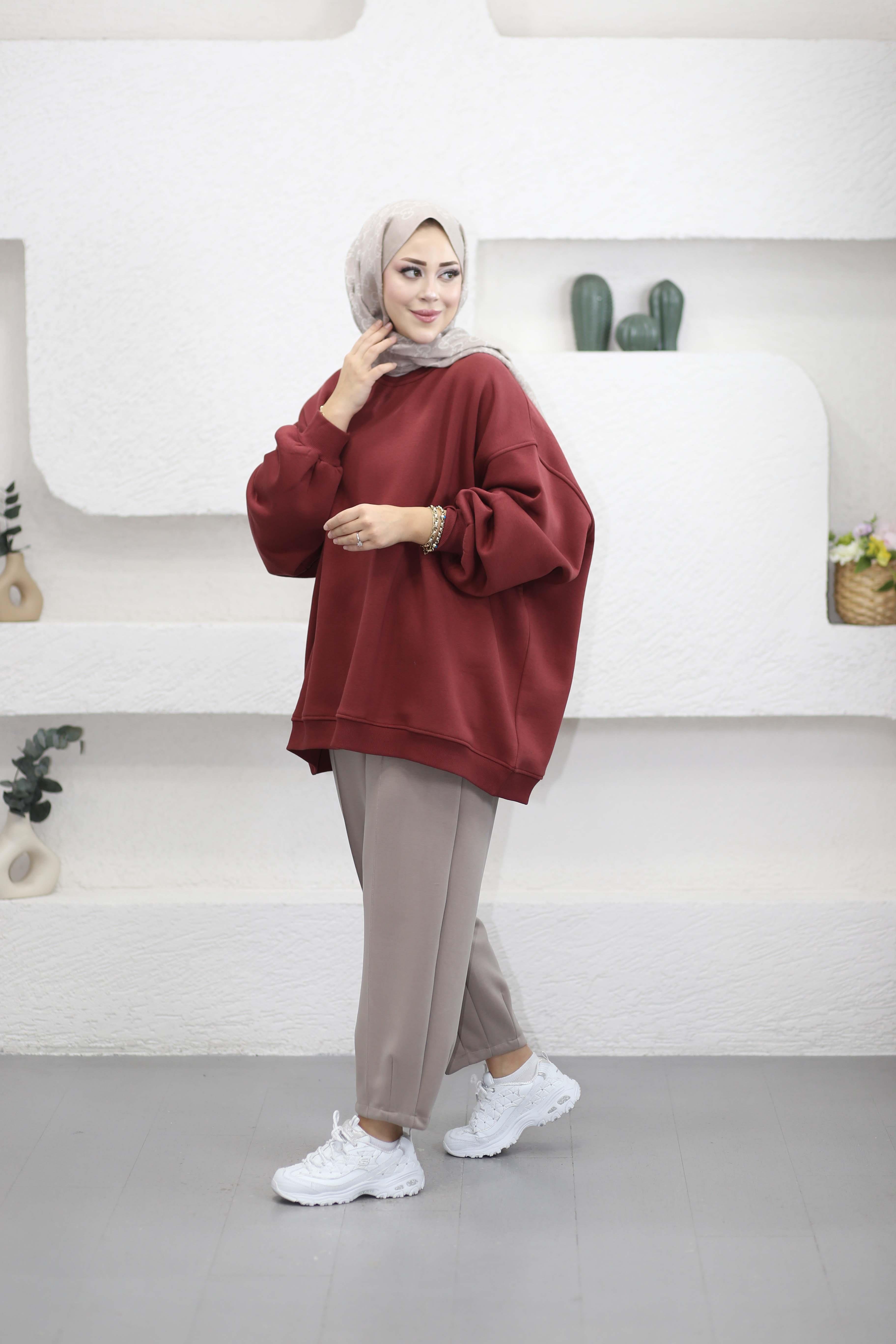 Oversize Sweat Bordo 5334