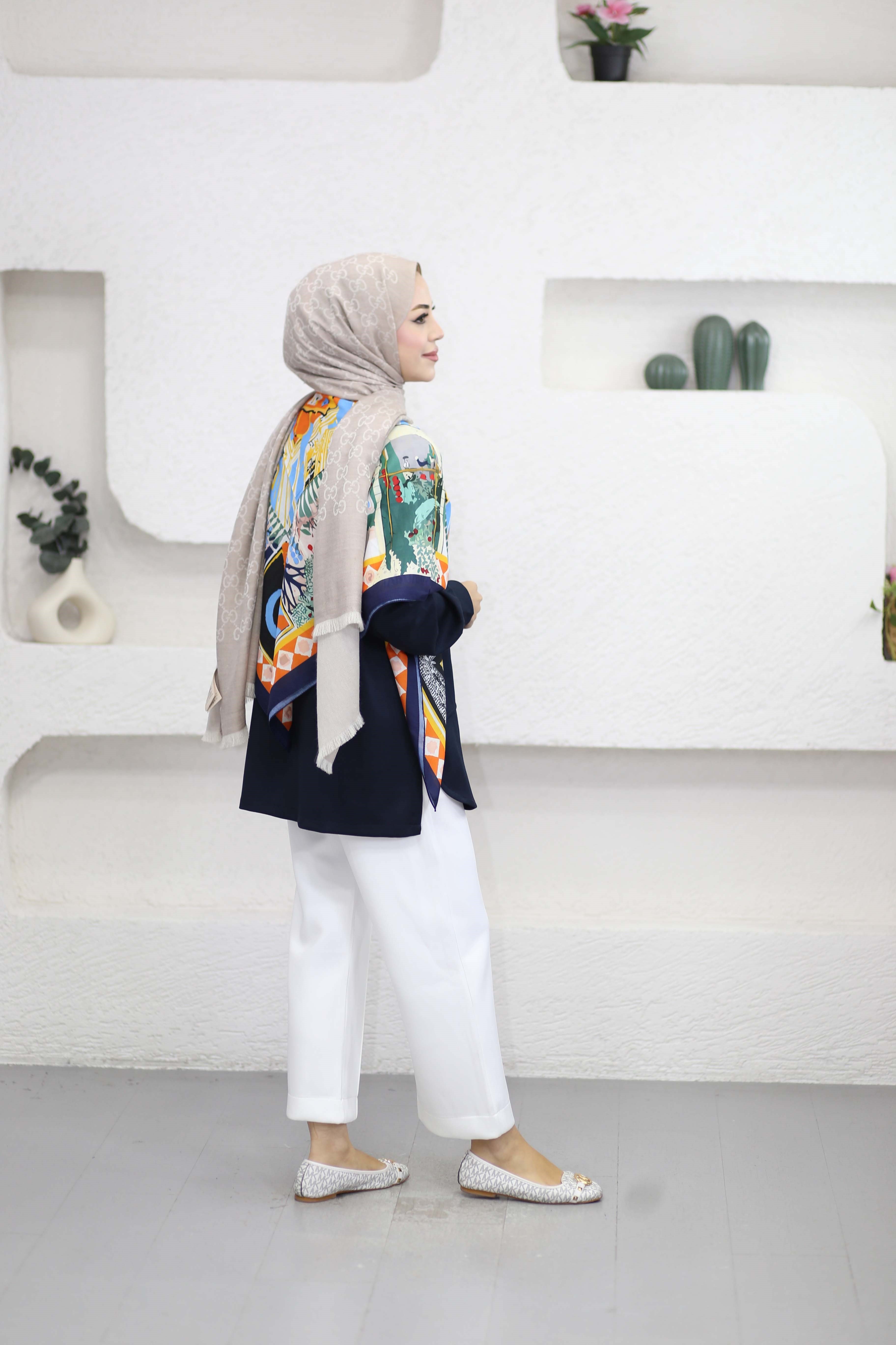 Yanları Fermuarlı Sweat Lacivert 24456