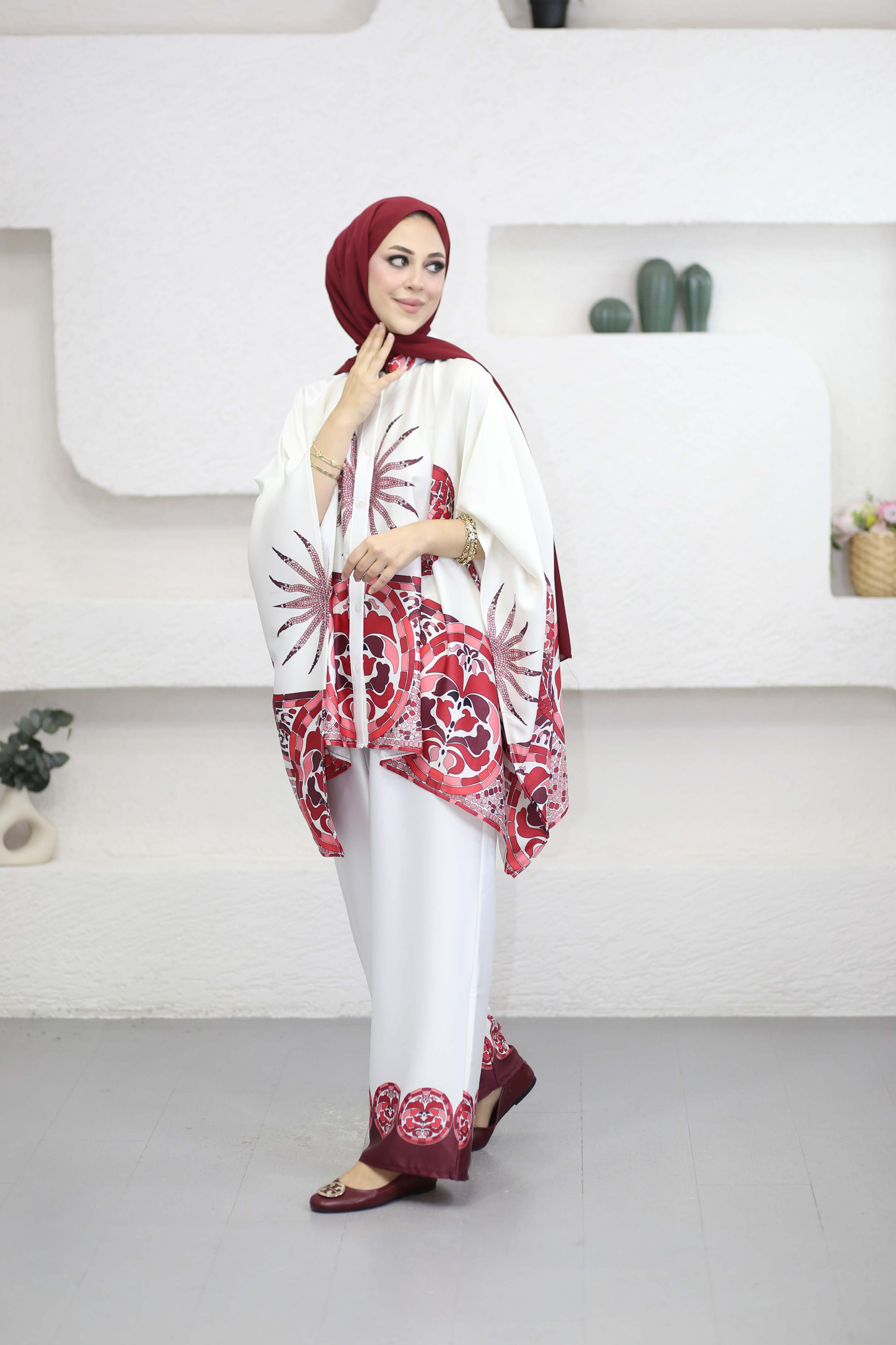 Güneş Takım Bordo 3154