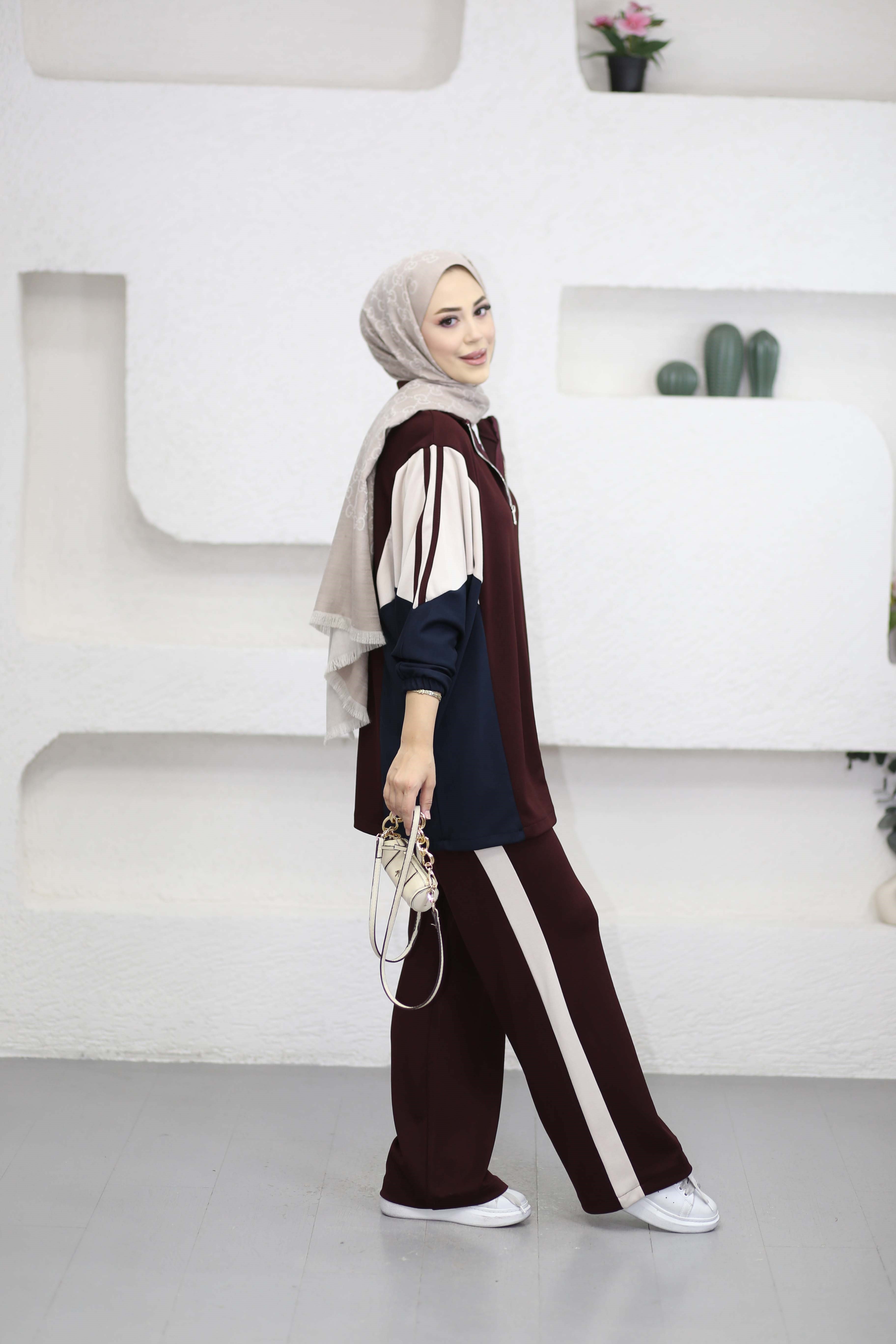 Milana Takım Bordo 22919