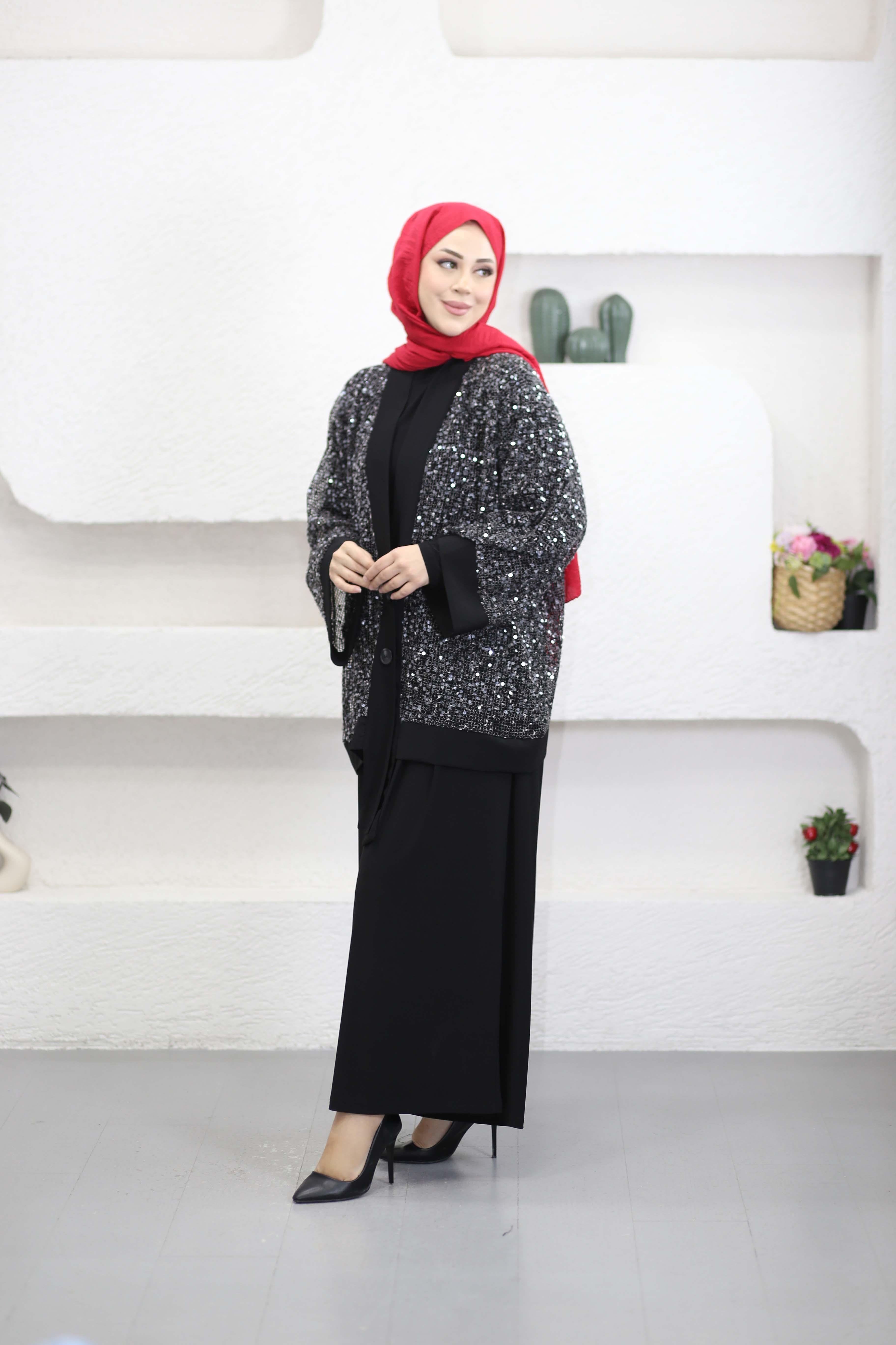 Premium Stil Takım Siyah 6492