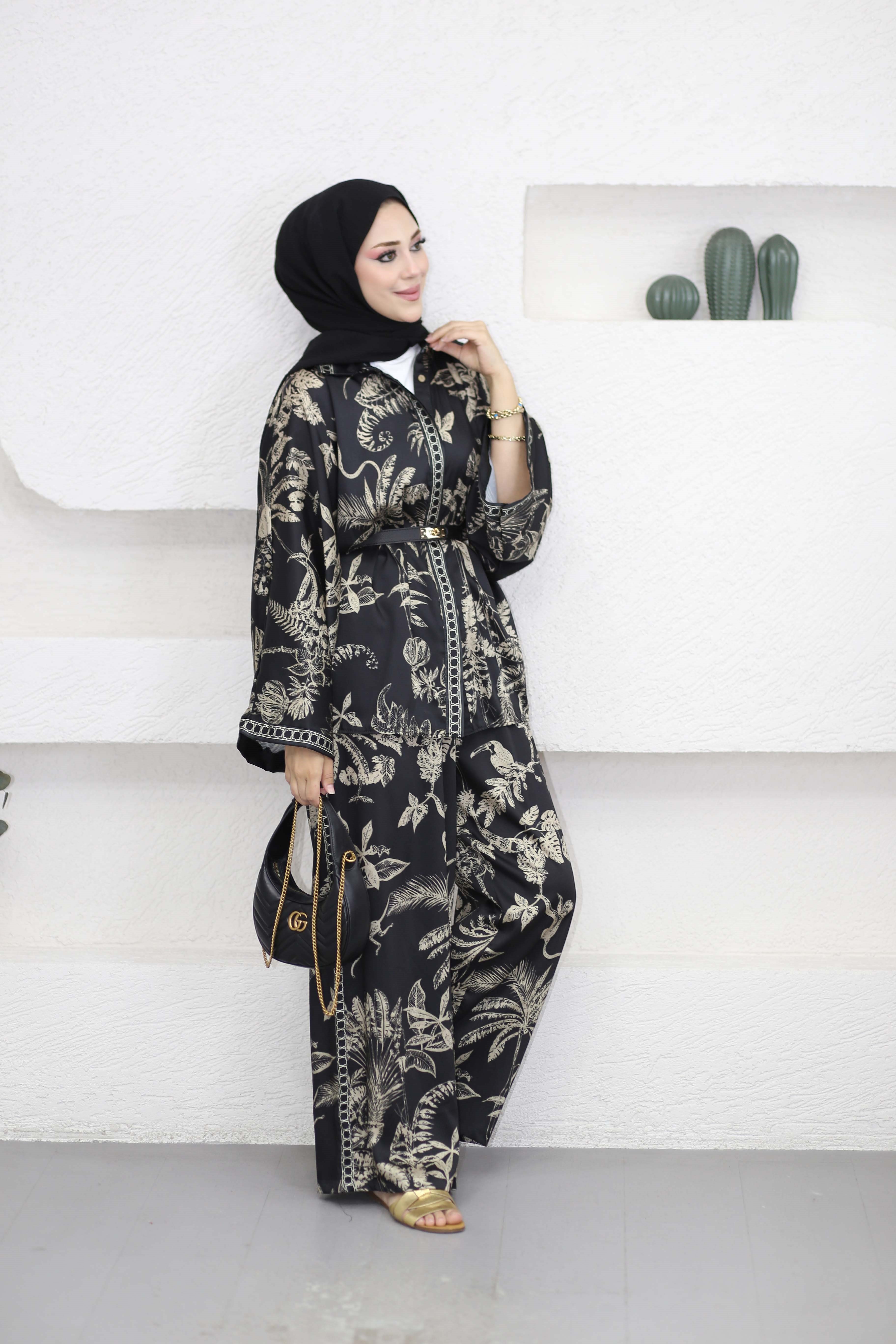 Palmiye Takım Siyah 5824