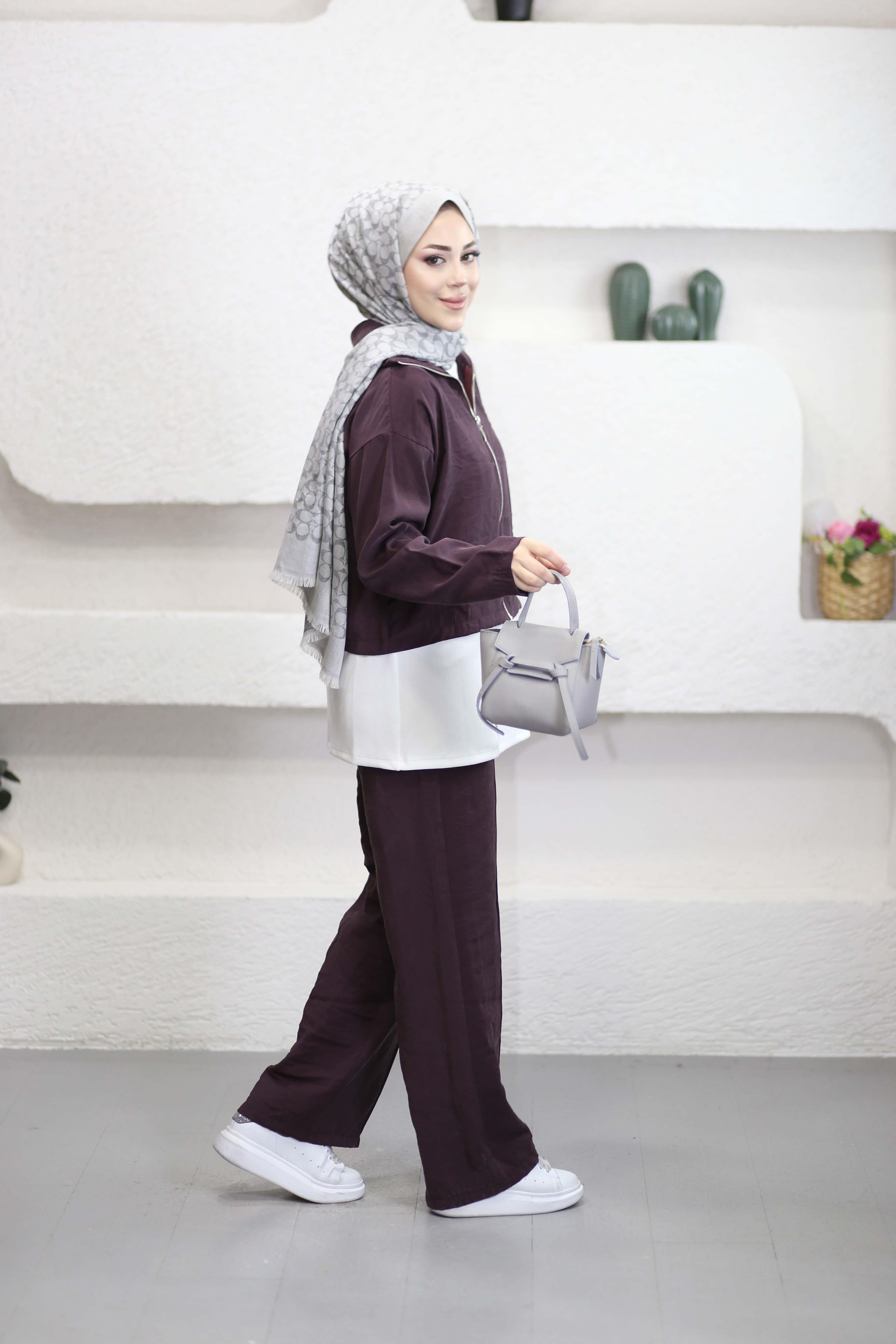 Penye İçlikli Takım Mürdüm 22854