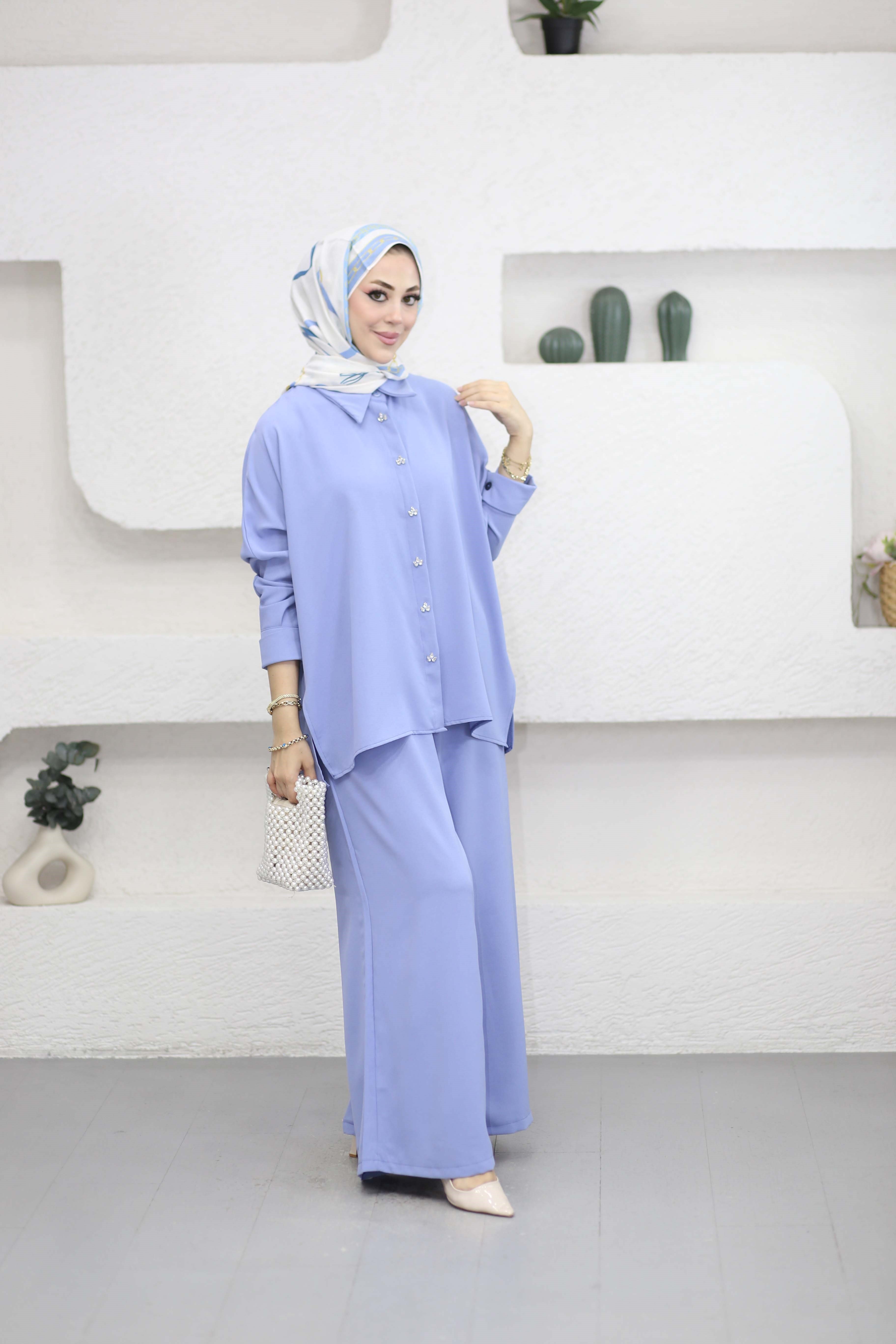 Taş Yapraklı Takım Leylak 2166
