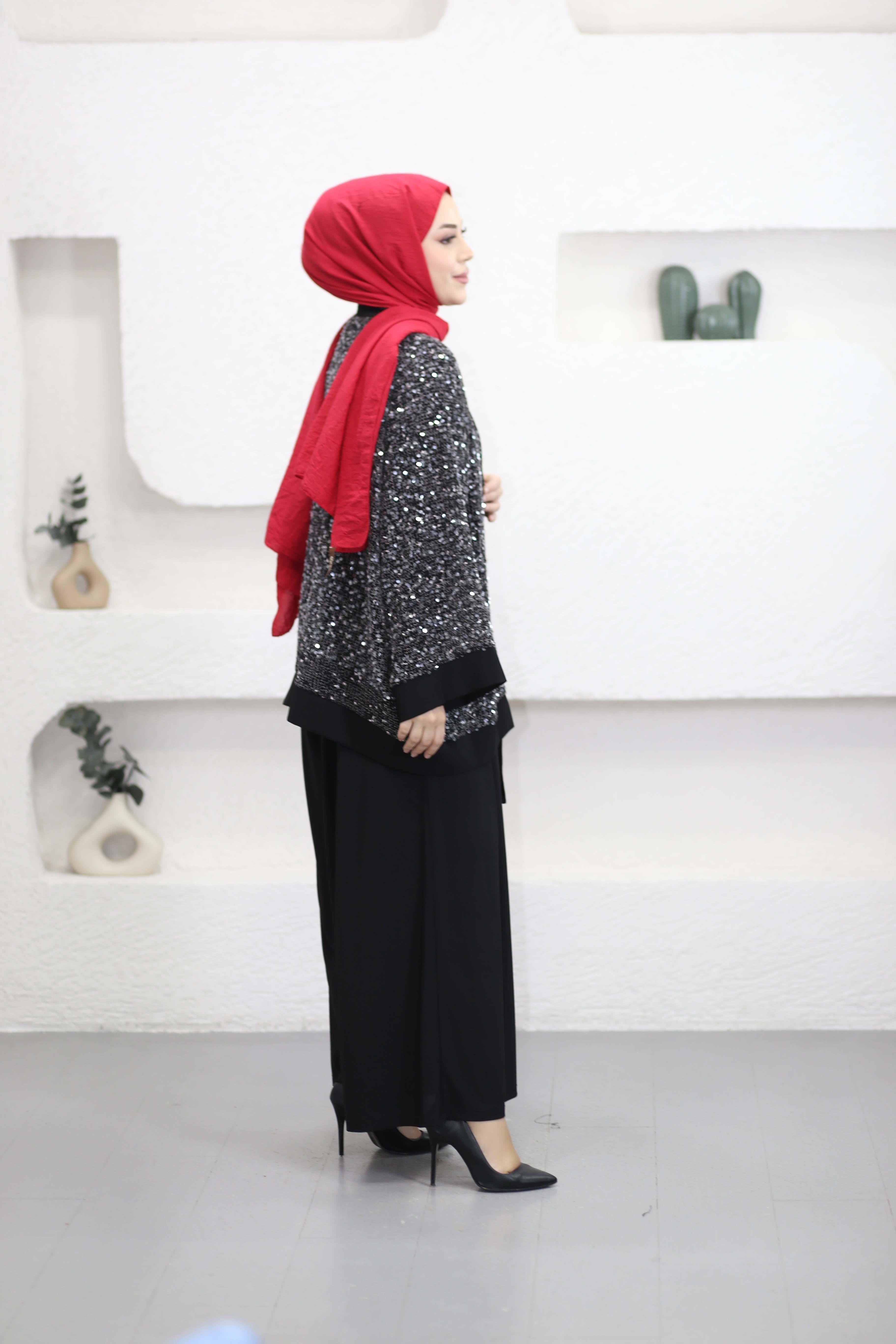 Premium Stil Takım Siyah 6492