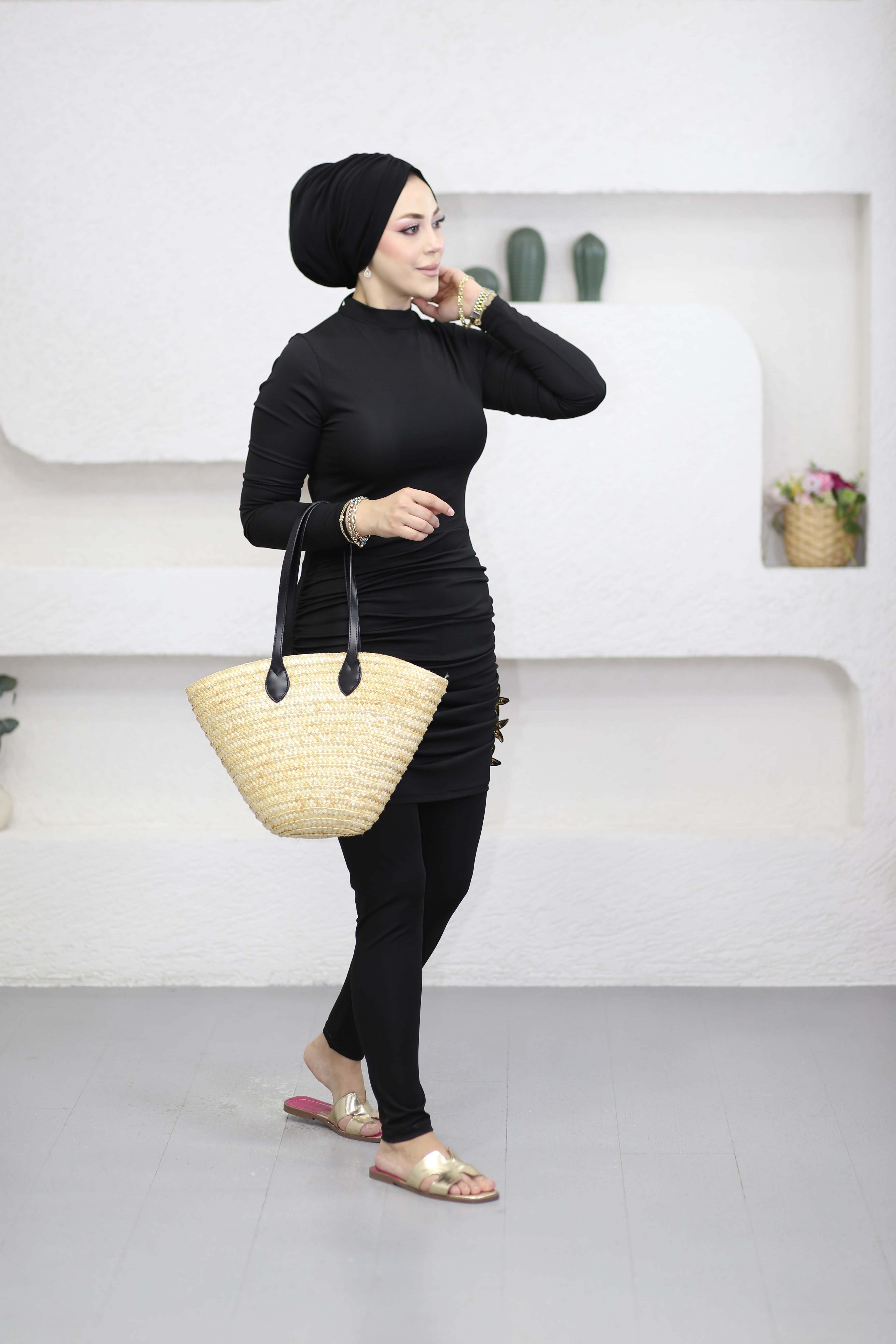 Deniz Yıldızı Mayo Takım Siyah 90155