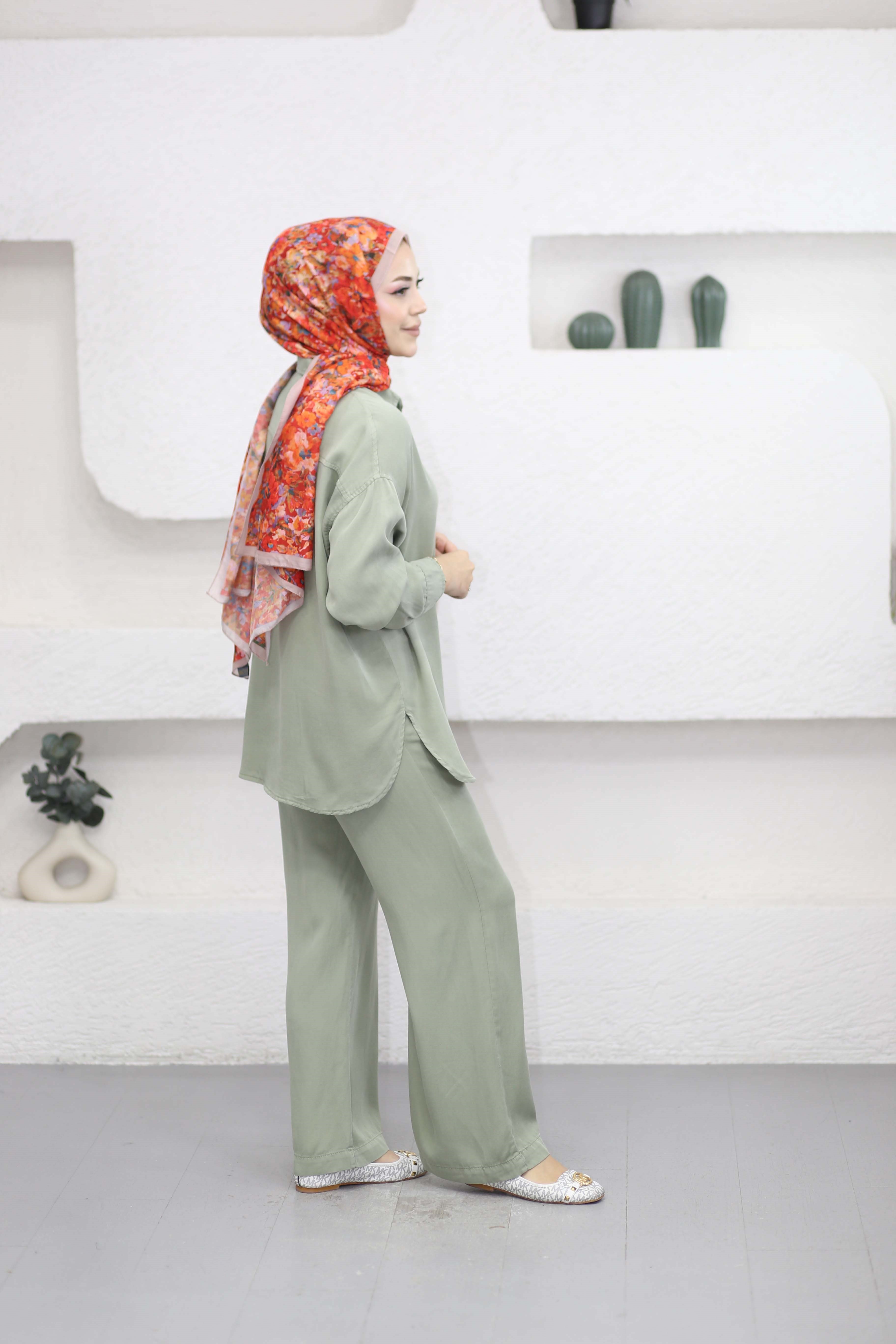 Sena Denim Takım Çağla Yeşili 7415