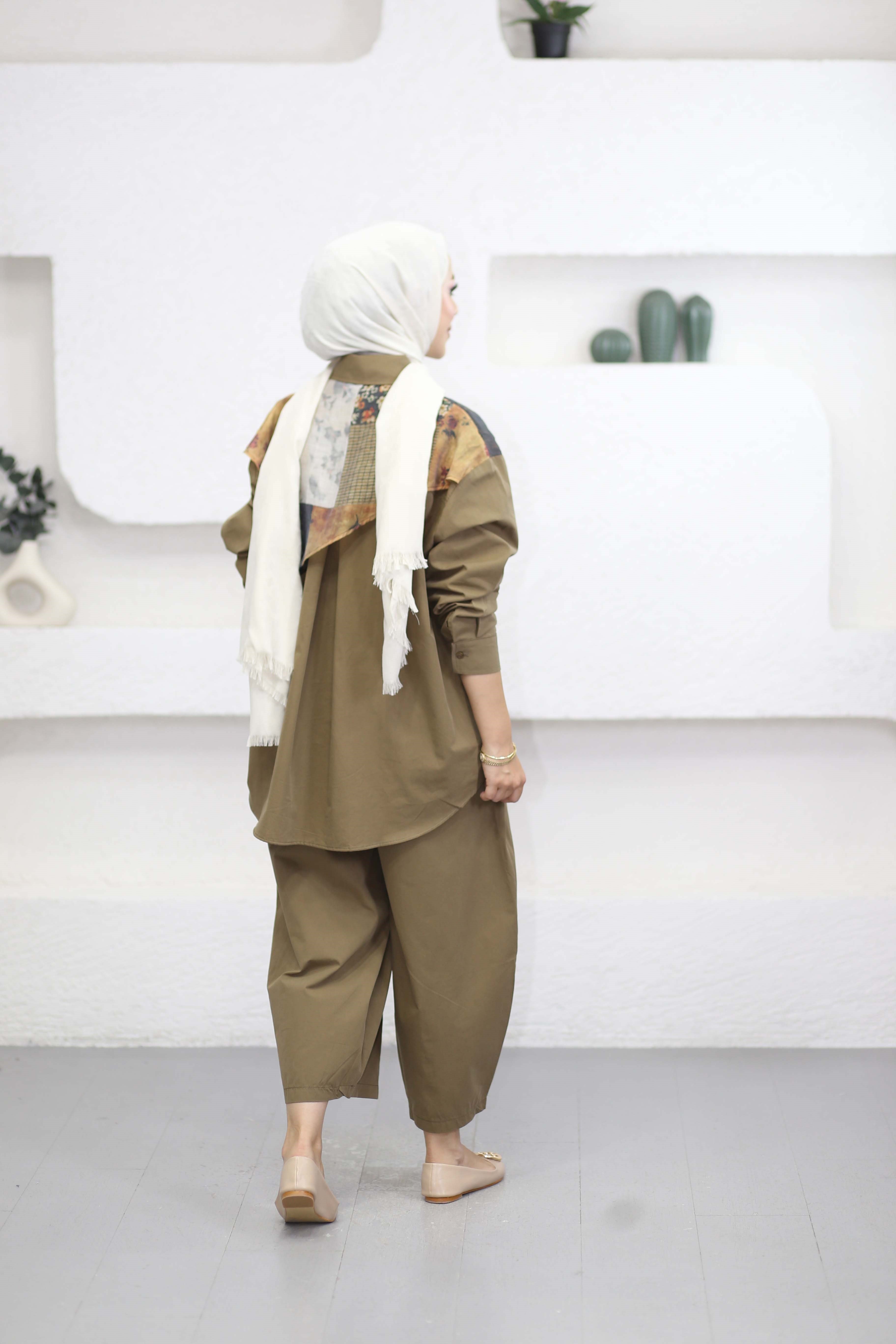 Desenli Rüzgarlıklı Takım Olivie 51477