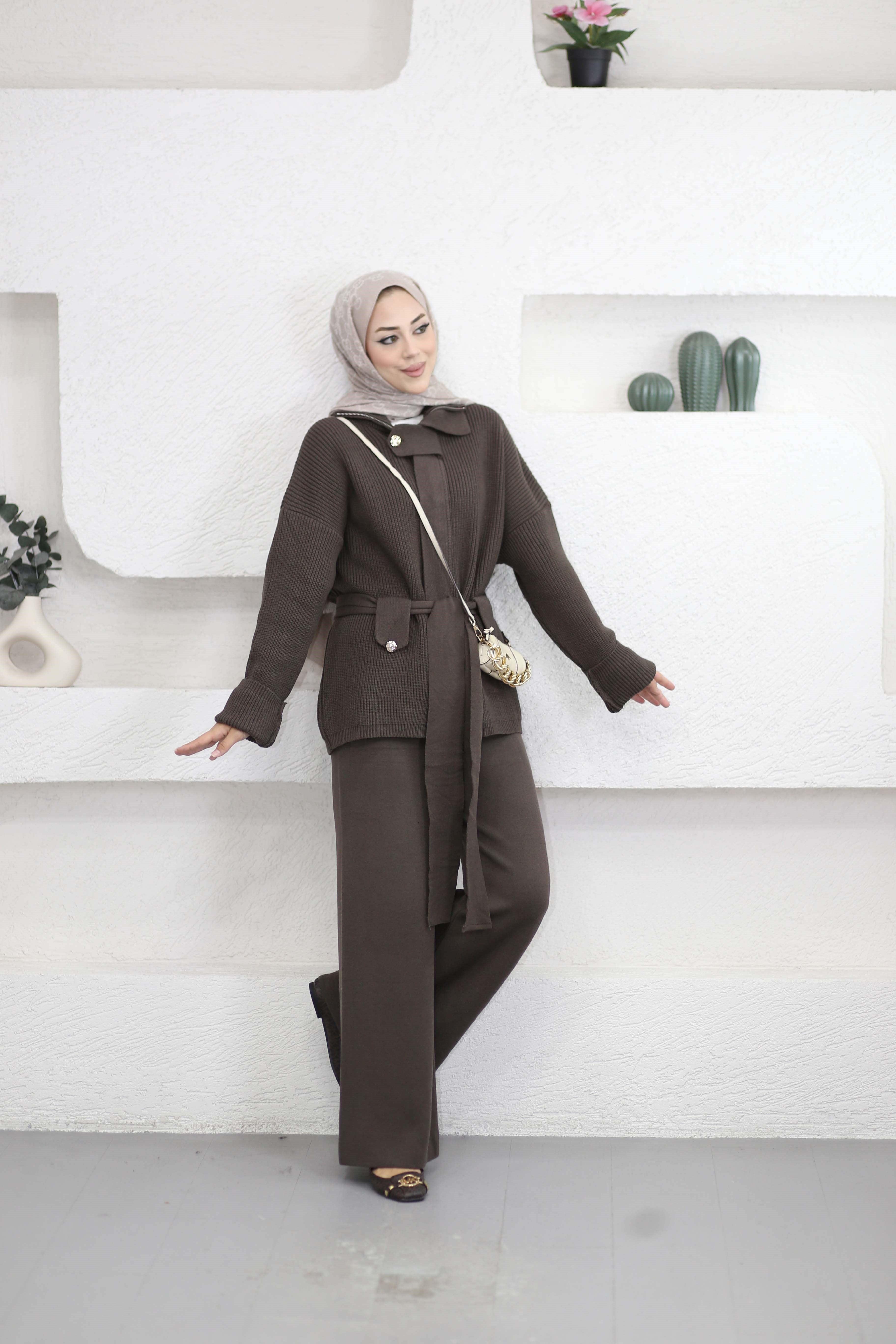 Corsman Cemre Premium Takım Kahverengi 2680
