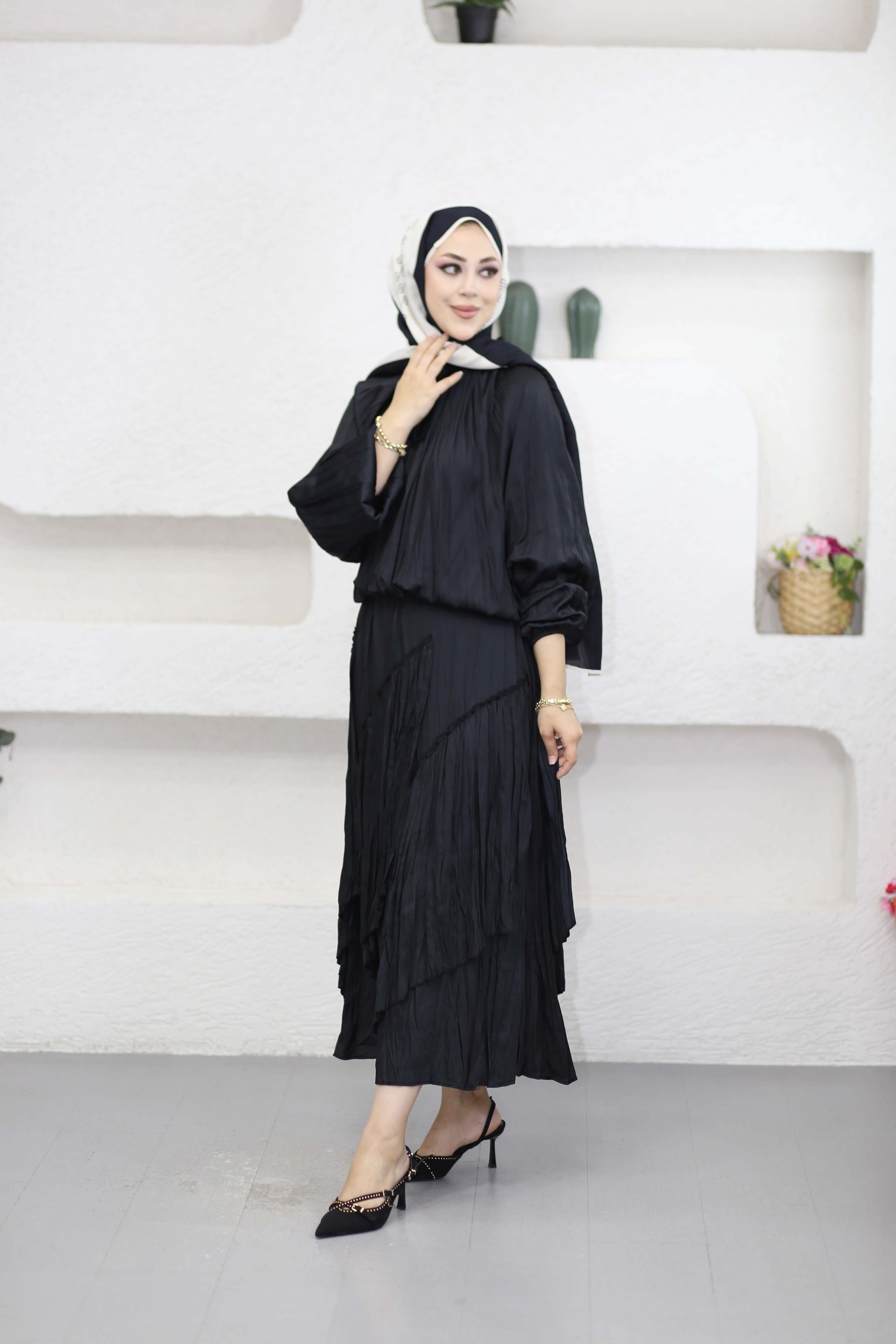 Zeynep Takım Siyah 6579