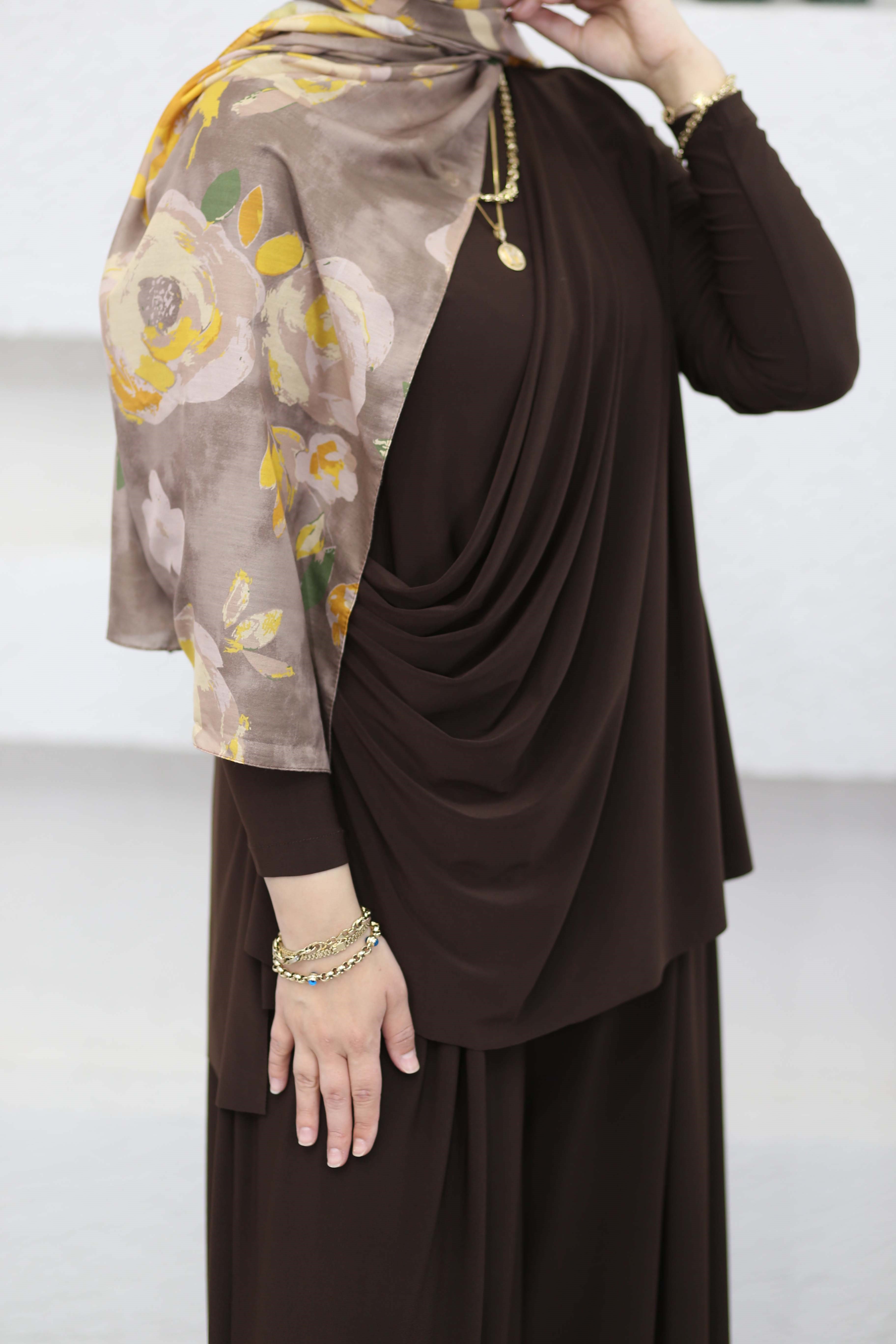 Asude Sandy Takım Kahverengi 0947