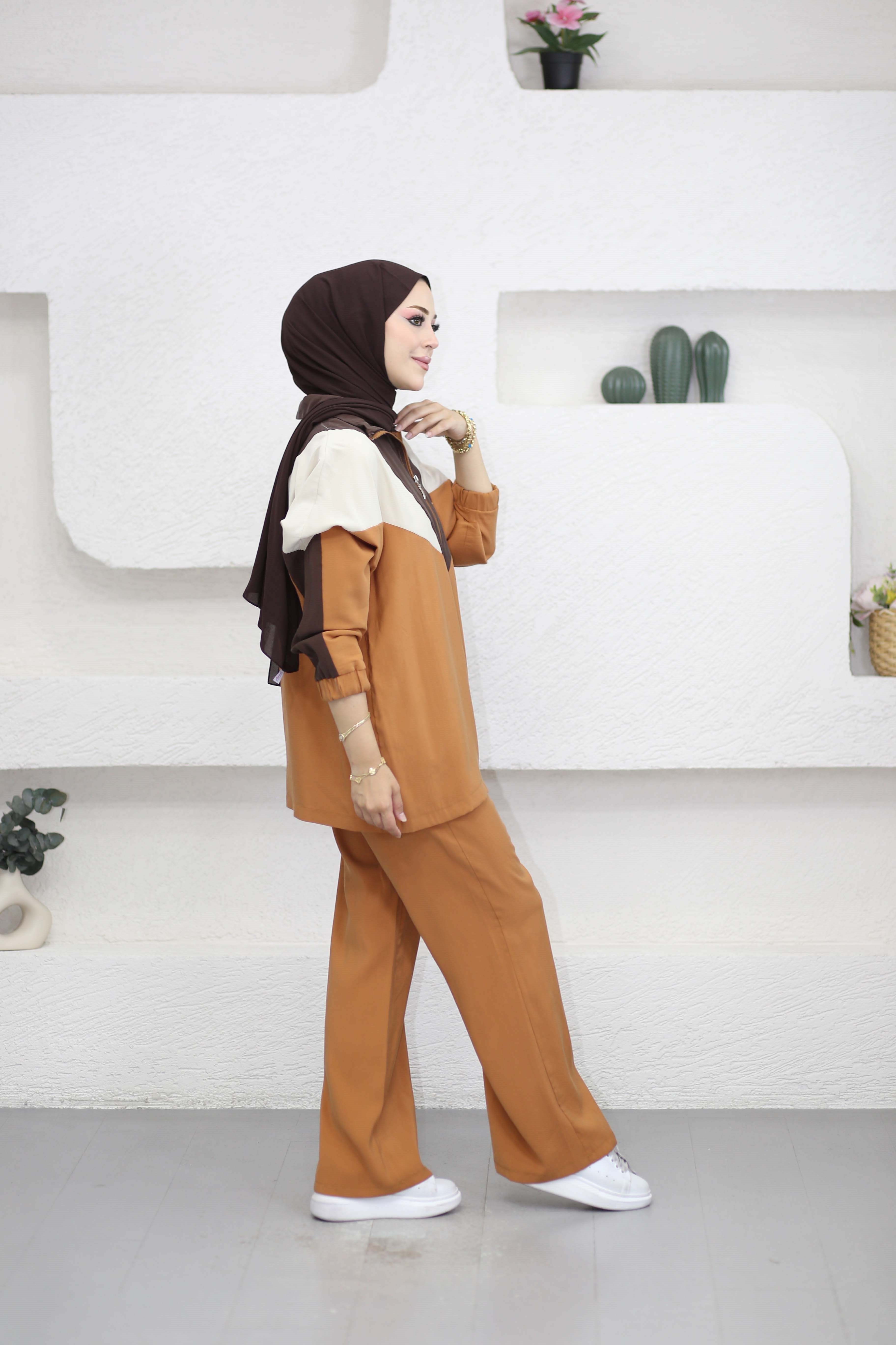 İrem Takım Kahverengi 3170