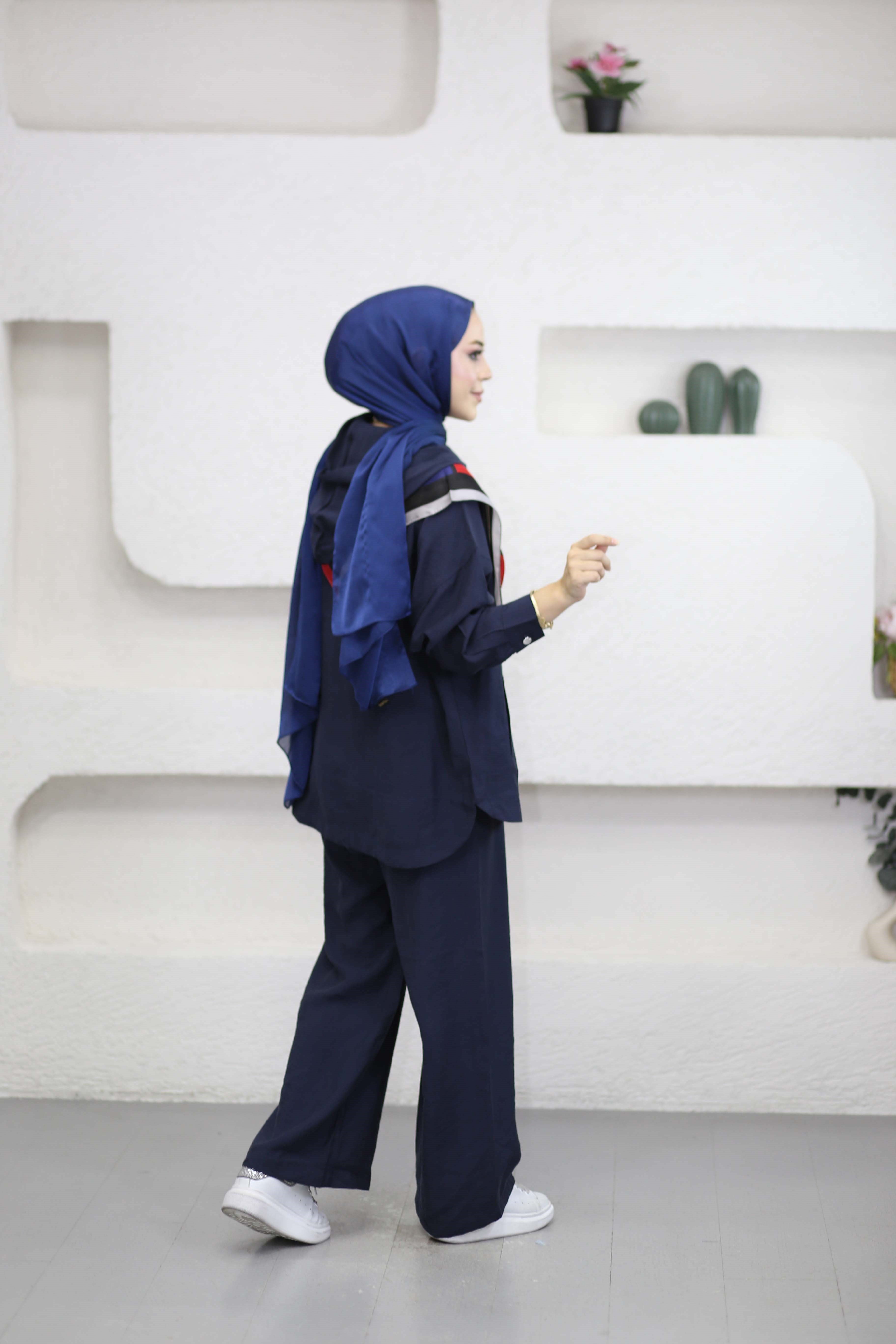 Cepli Kapşonlu Takım Lacivert 6677