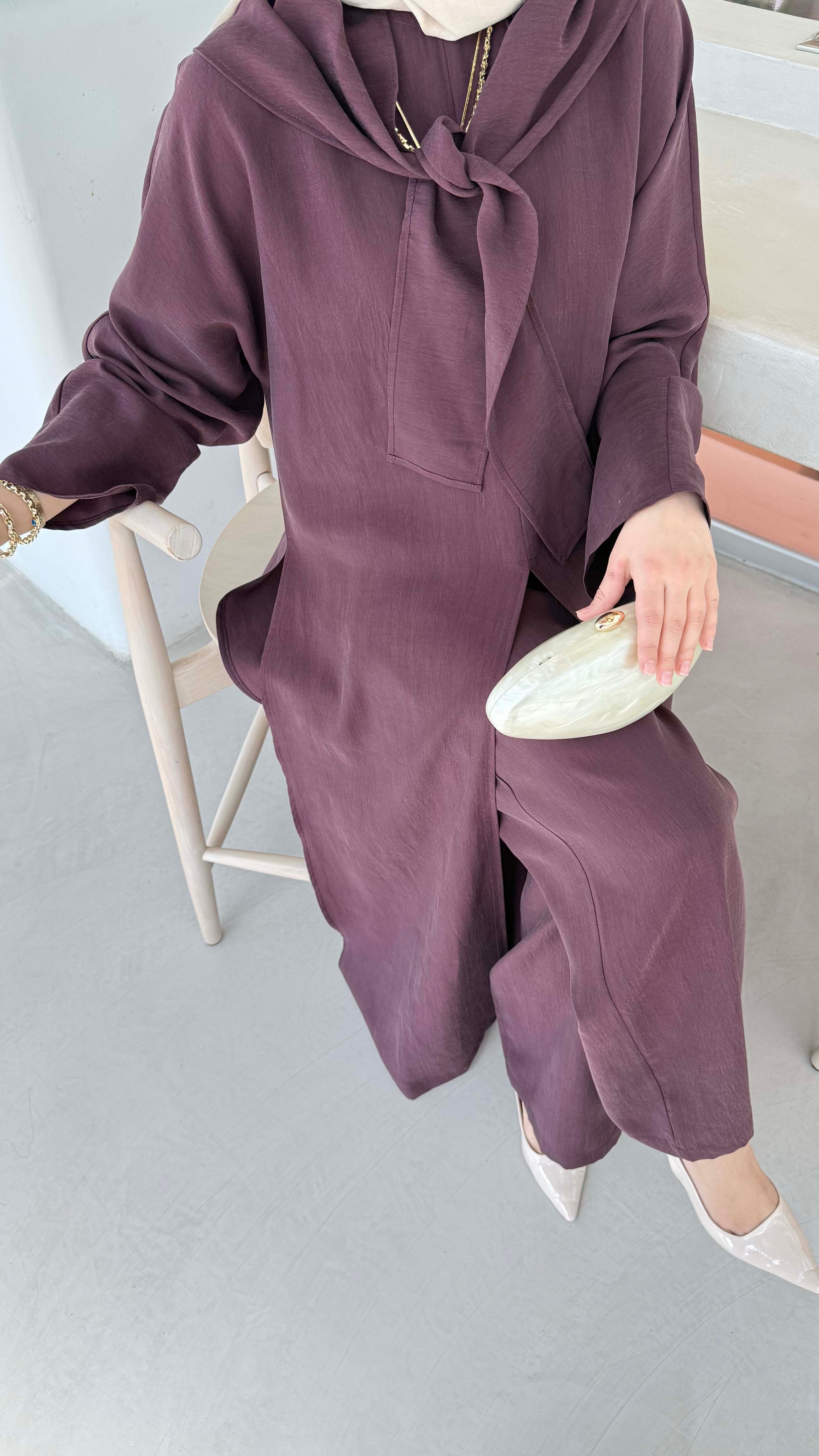 Feraye Takım Bordo 8492