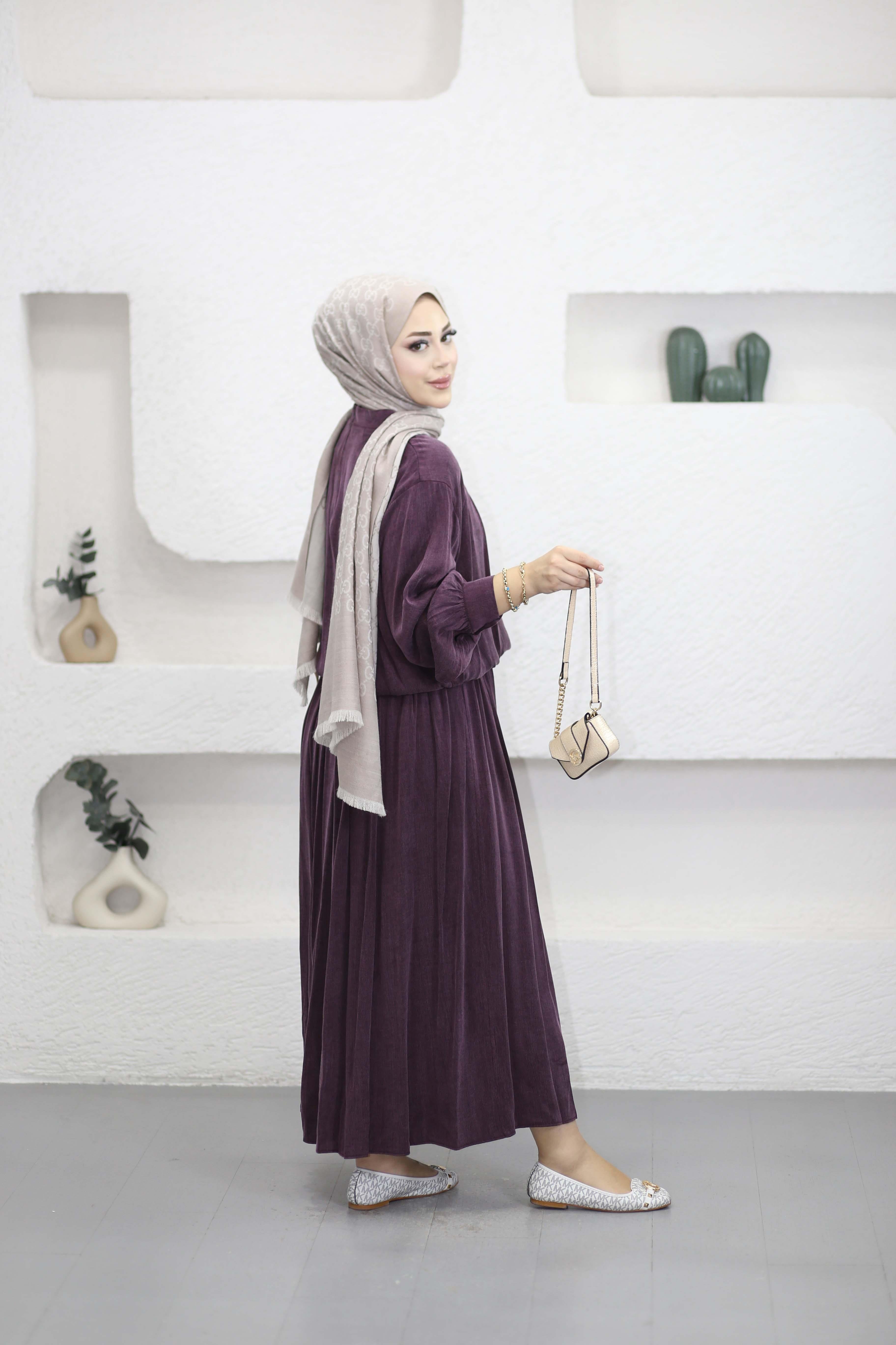 Etekli Nisa Takım Mürdüm 5226