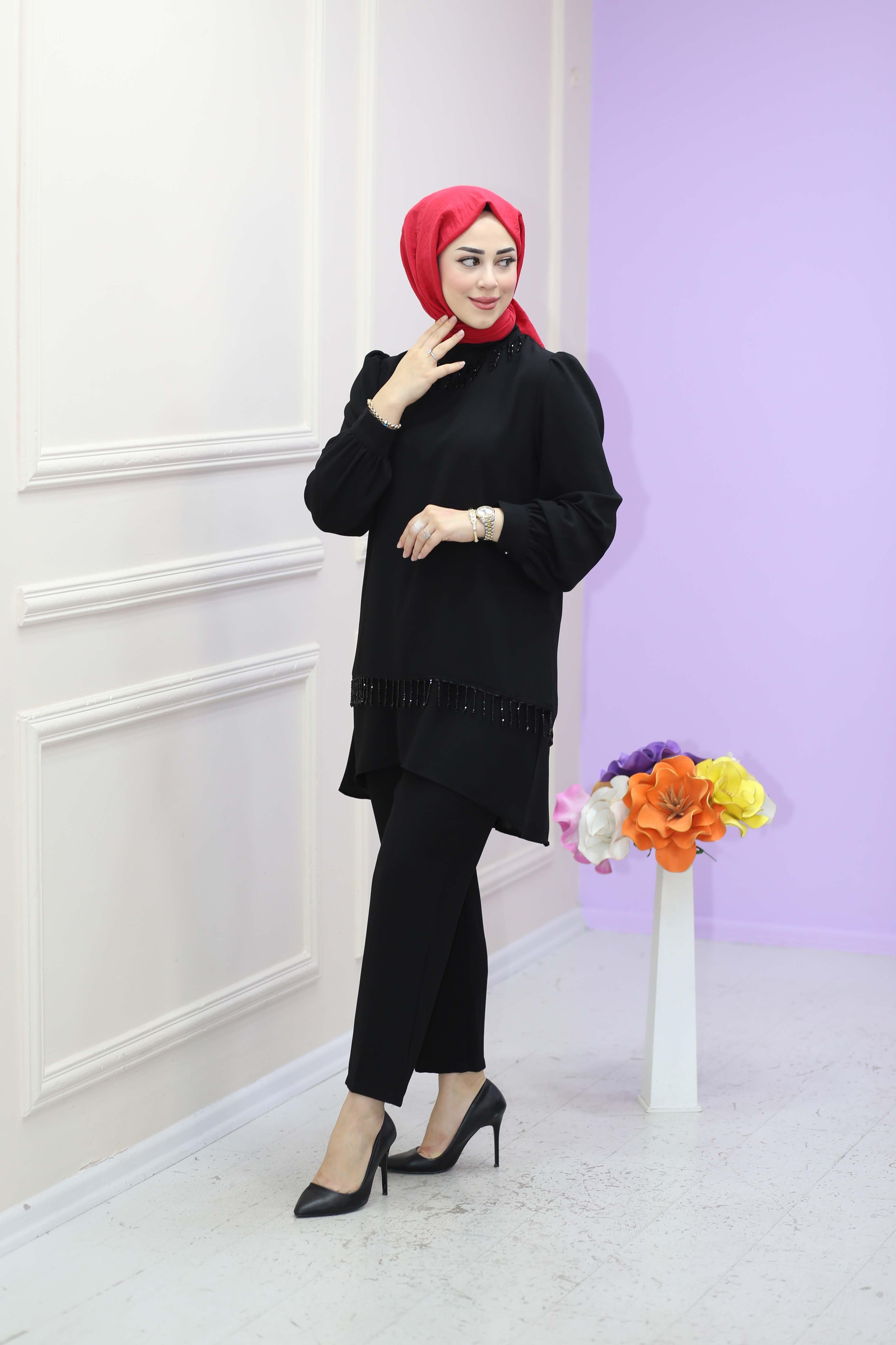 Elif Takım Siyah 2442