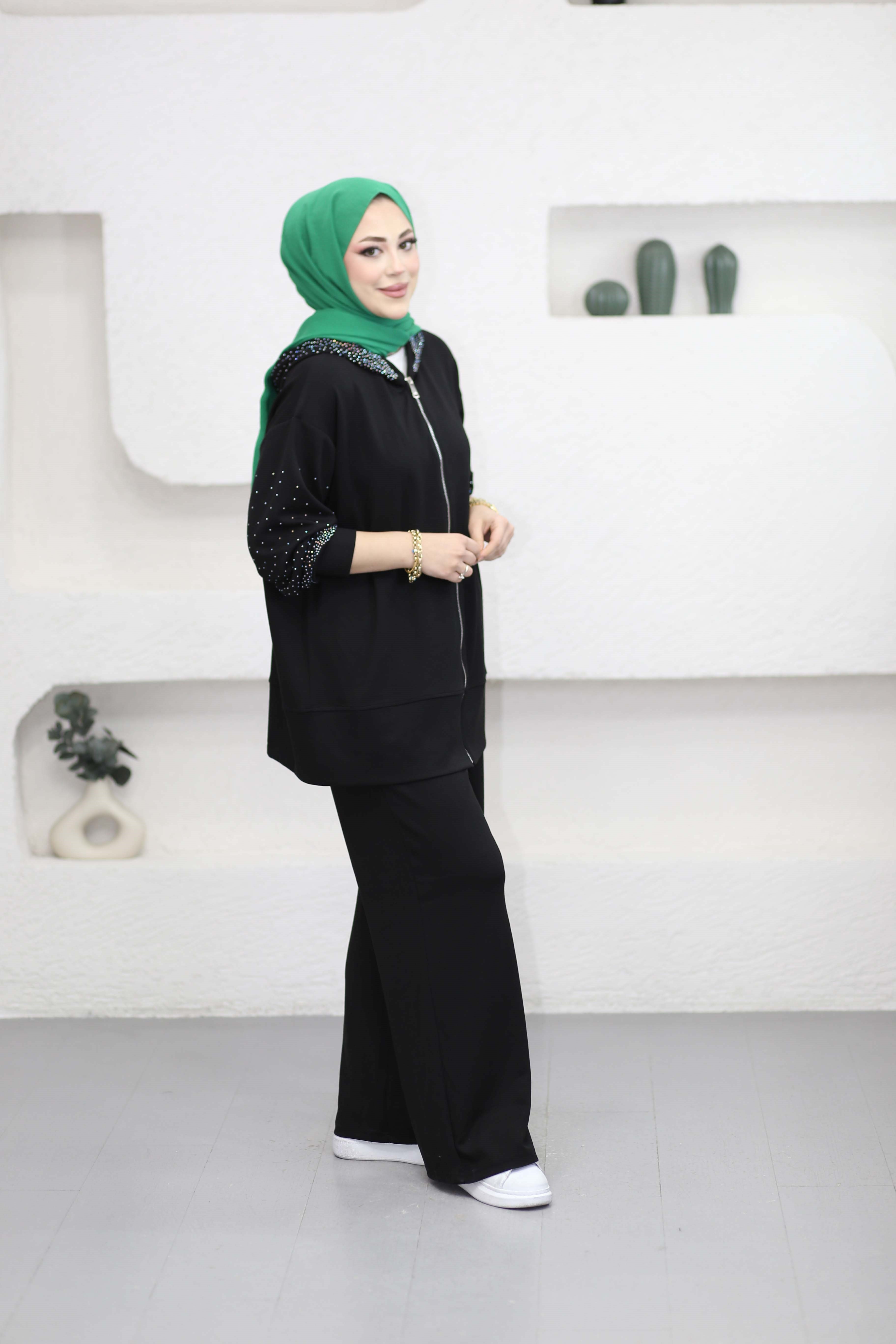 Parıltı Spor Takım Siyah 6375