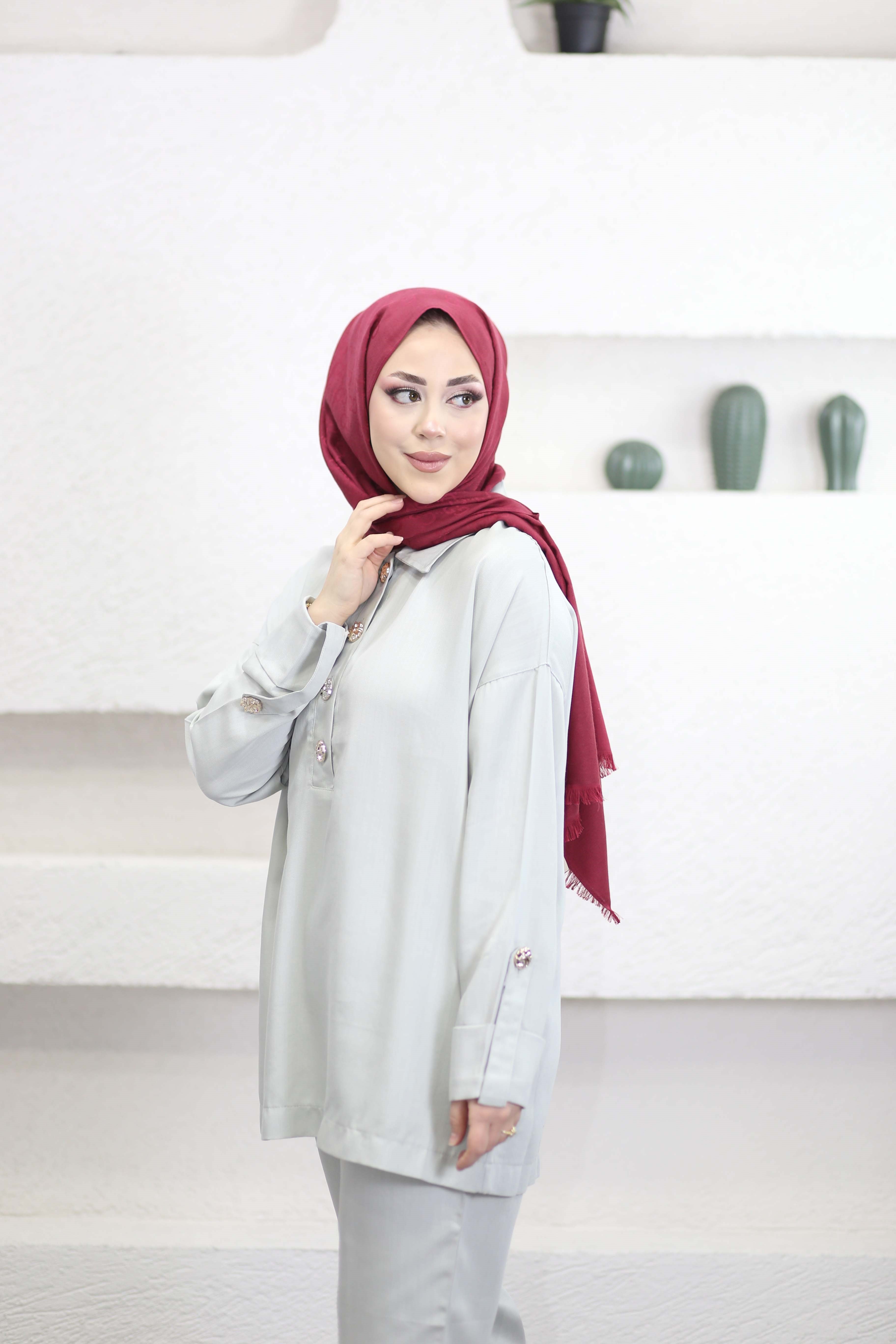 Yonca Takım Gri 5802