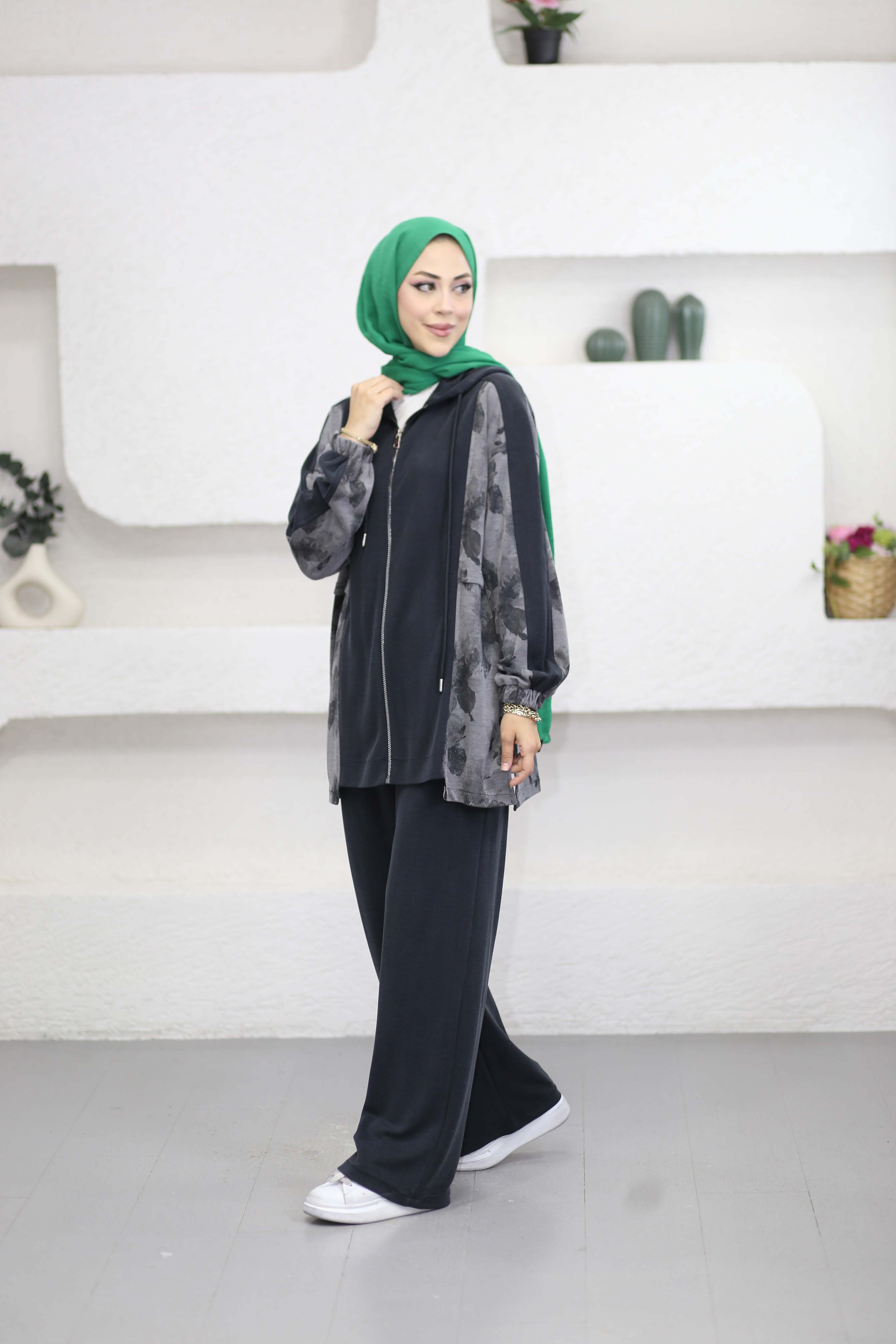 Zeynep Takım Antrasit 70081