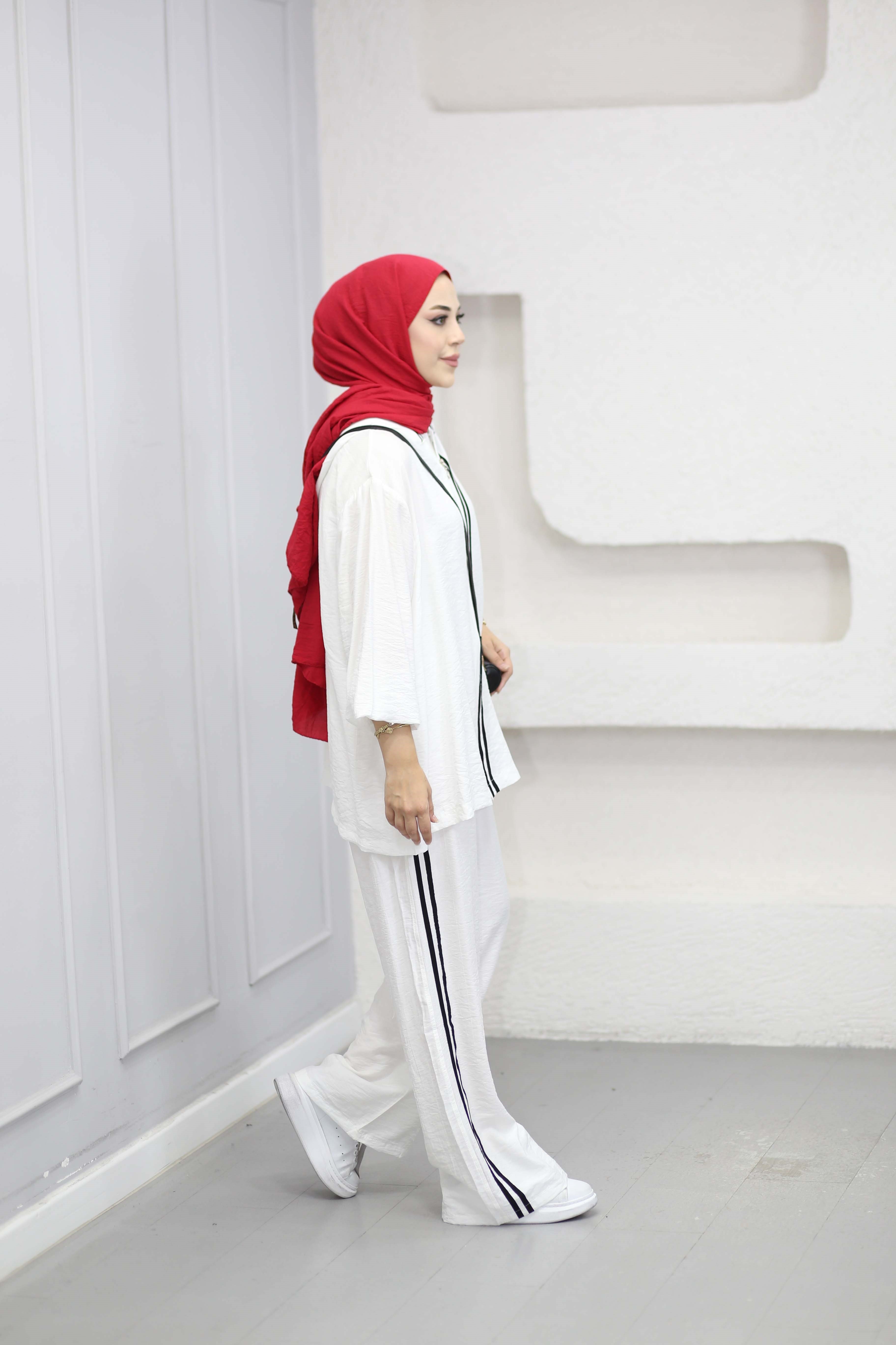 Merwish Takım Beyaz 3217