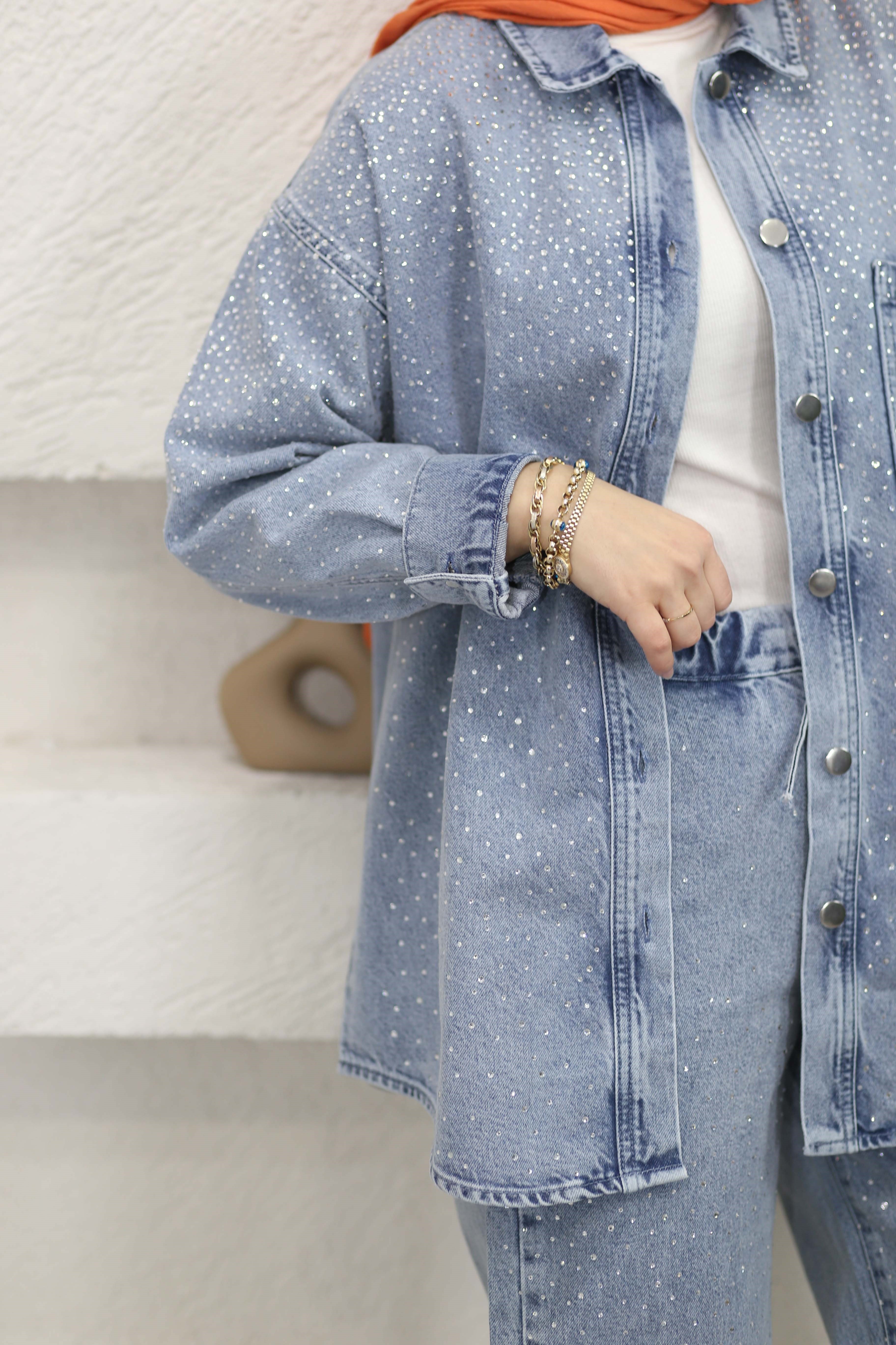 Denim Shine Takım Açık Mavi 7469