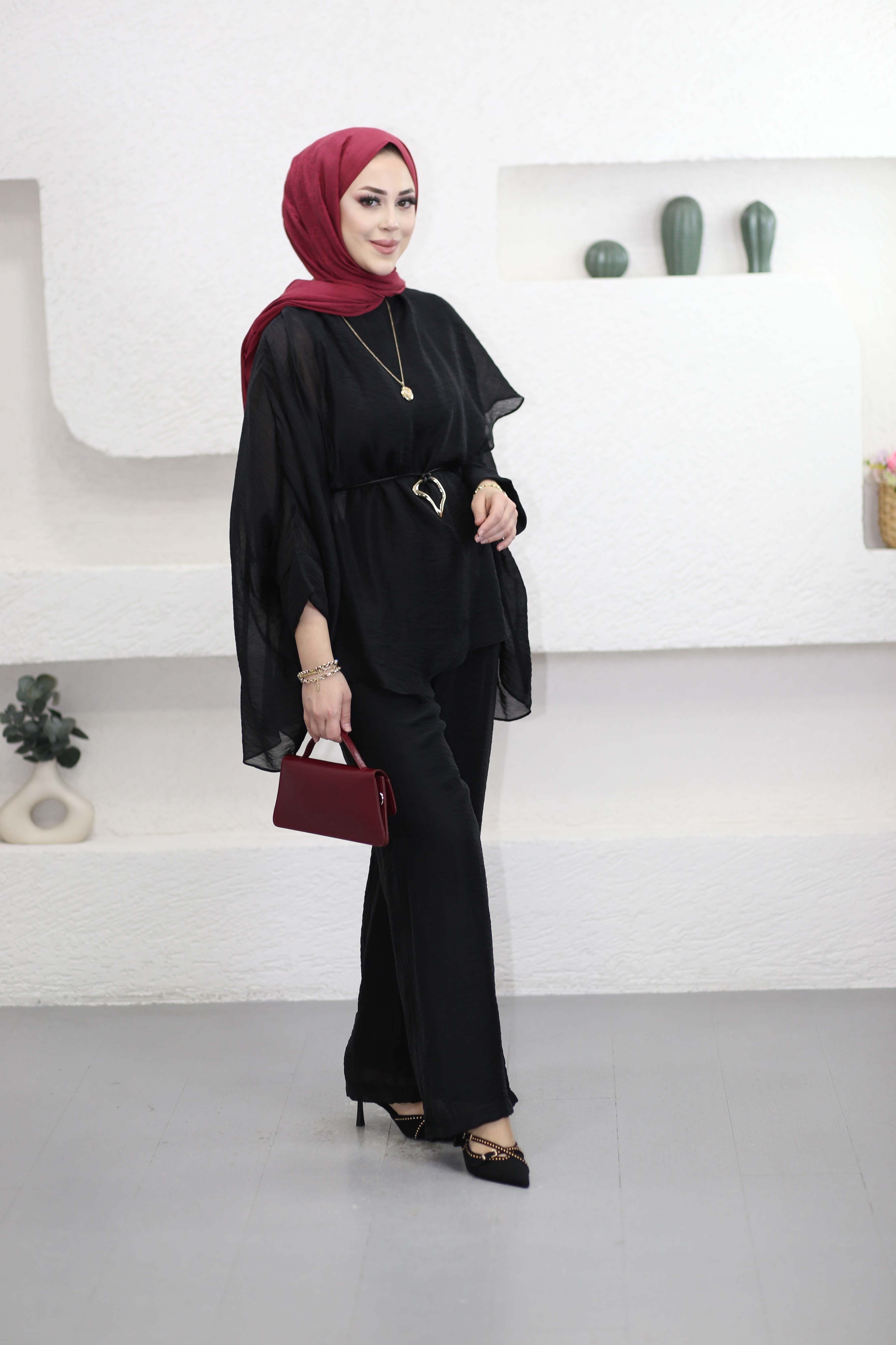 Asude Takım Siyah 22858