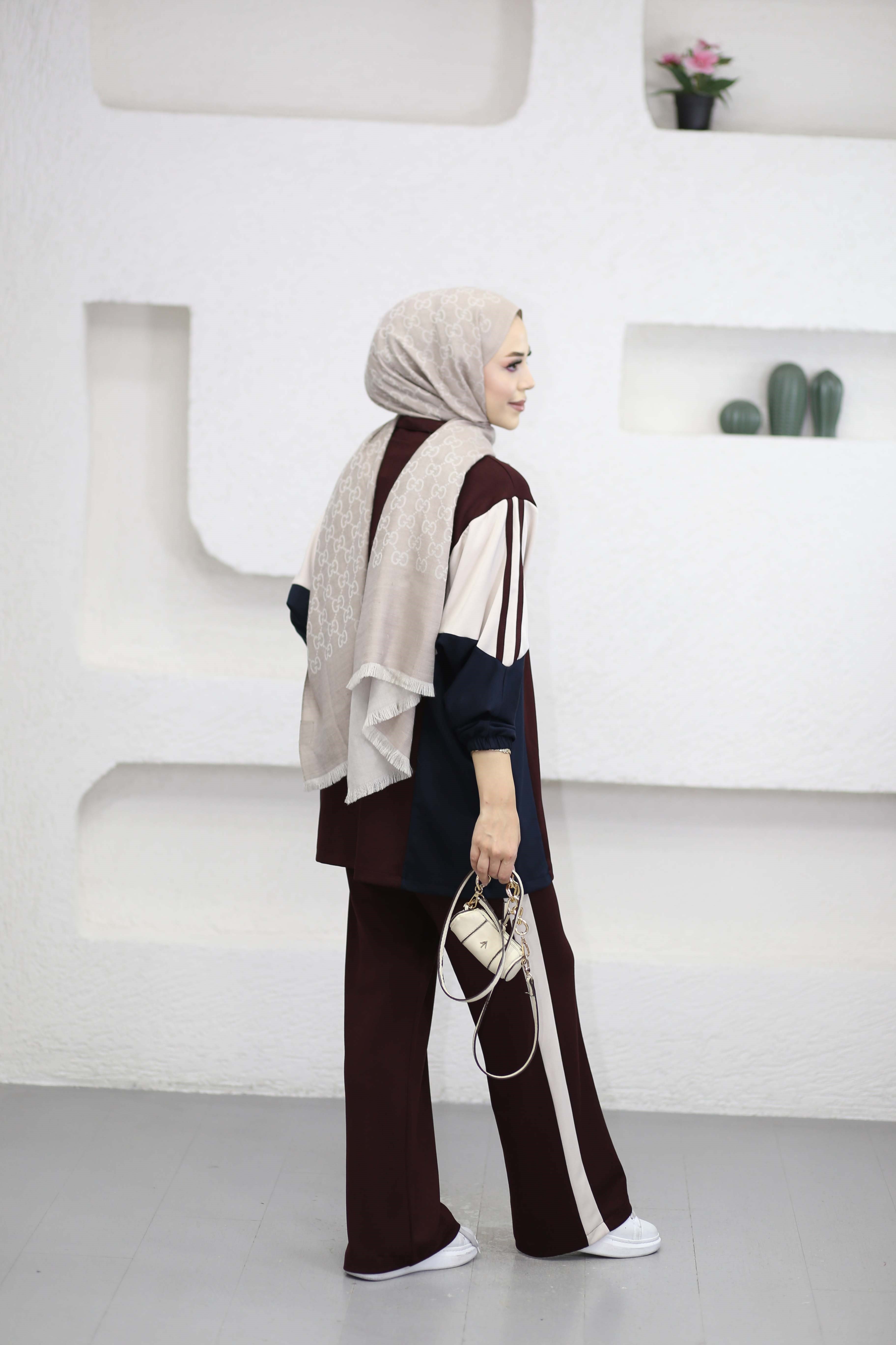 Milana Takım Bordo 22919