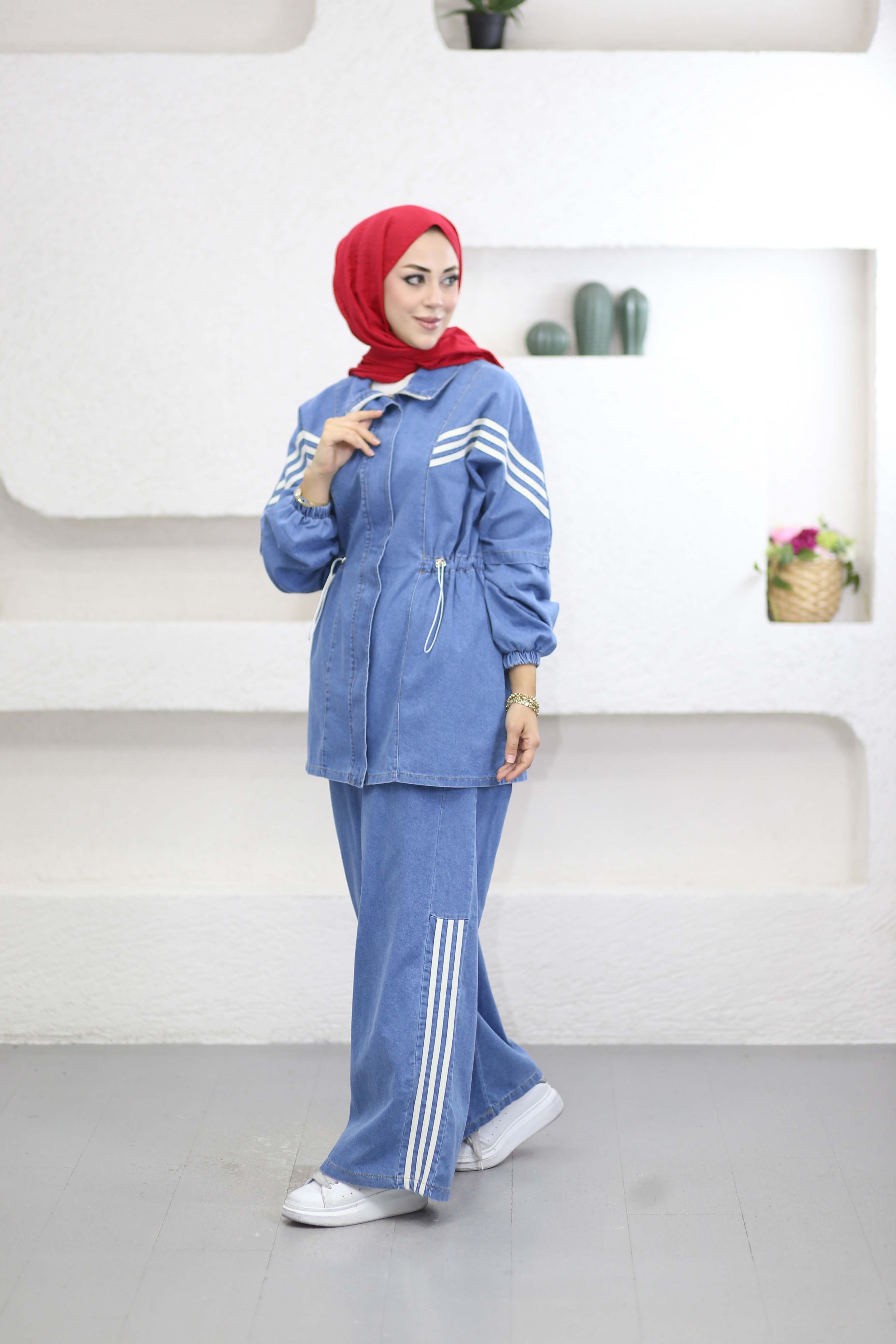 Adidas Kot Takım Açık Mavi 9154