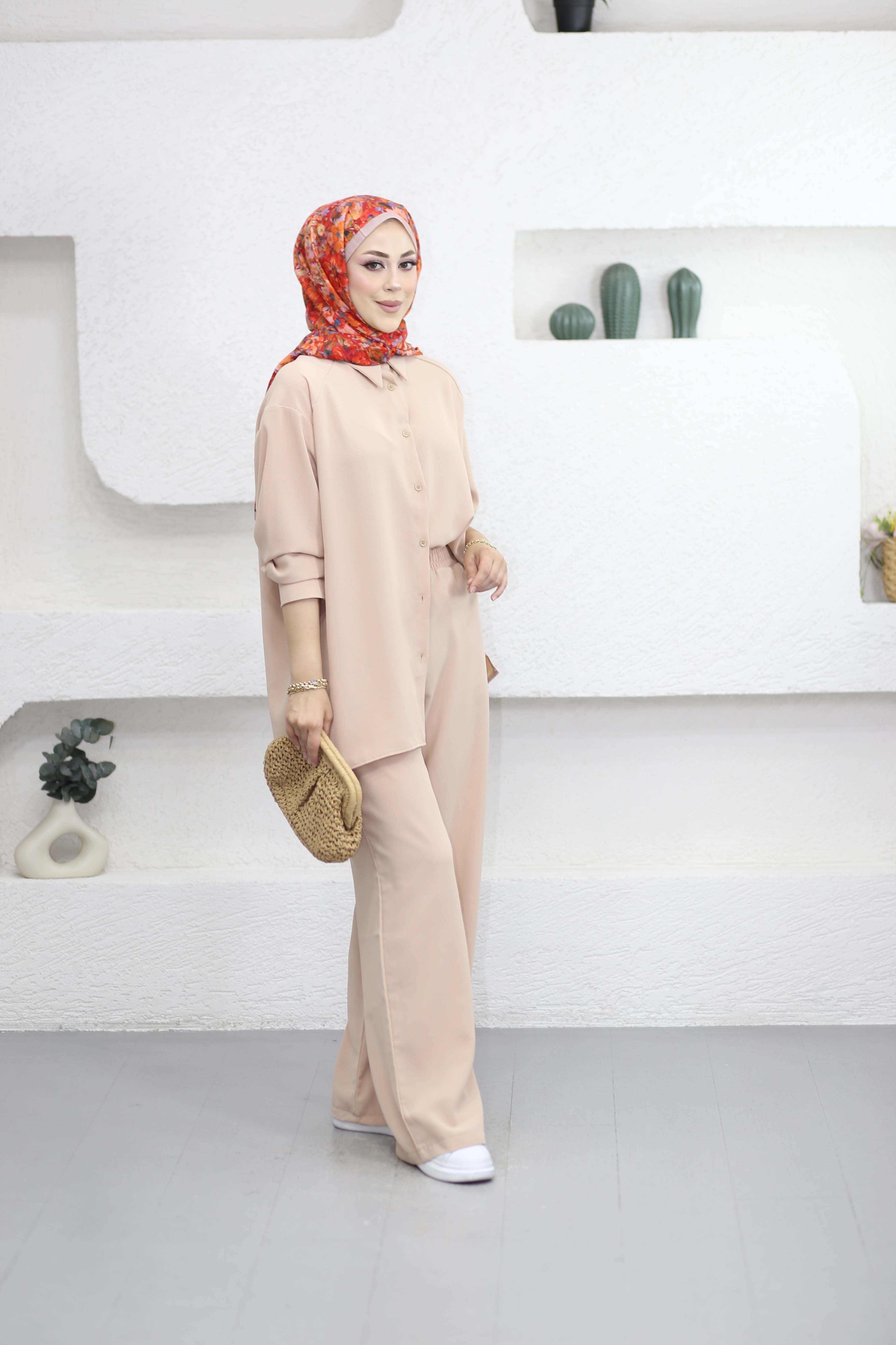 Summer Takım Sütlü Kahve 1003