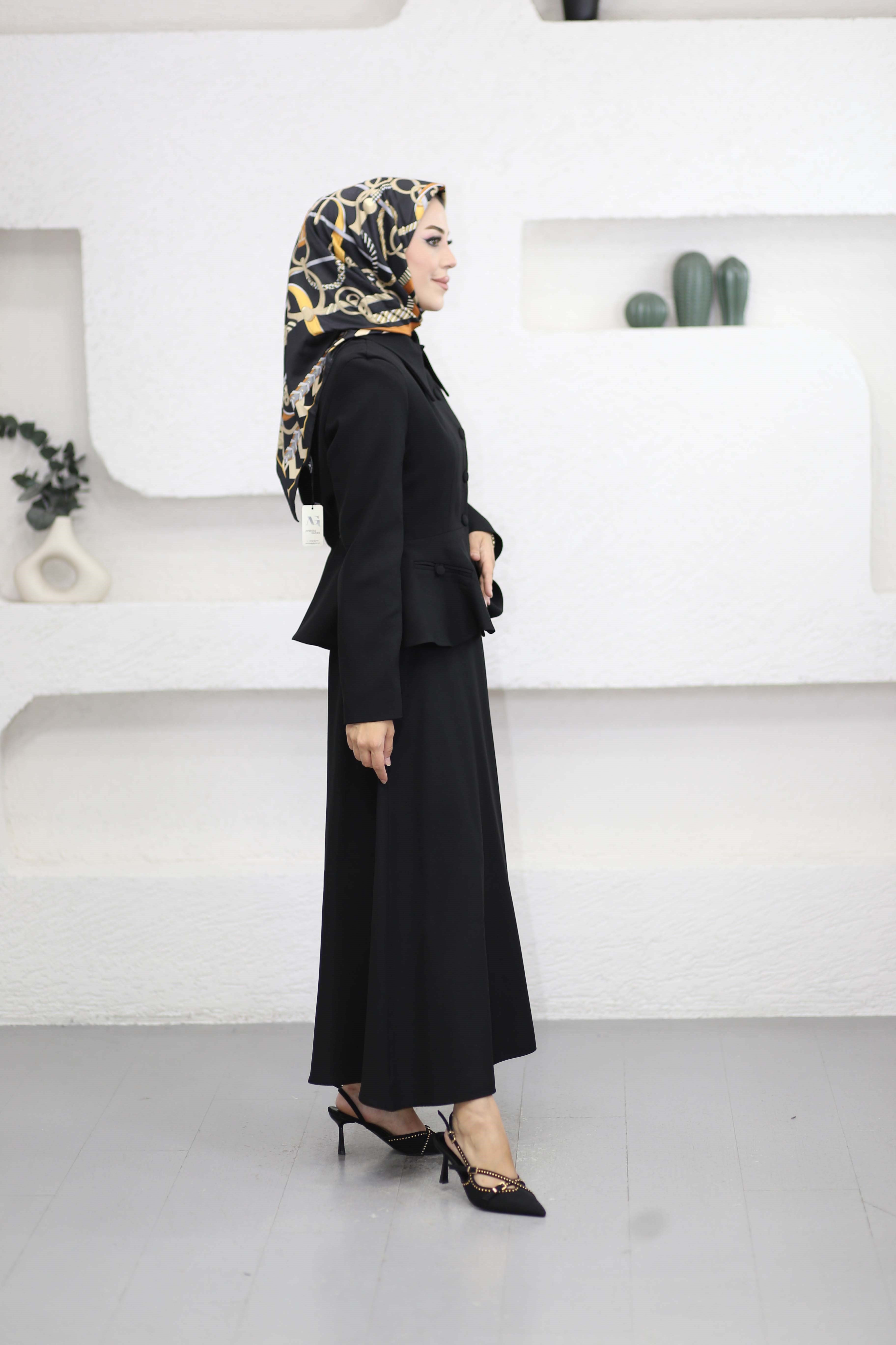 Anna Takım Siyah 3255
