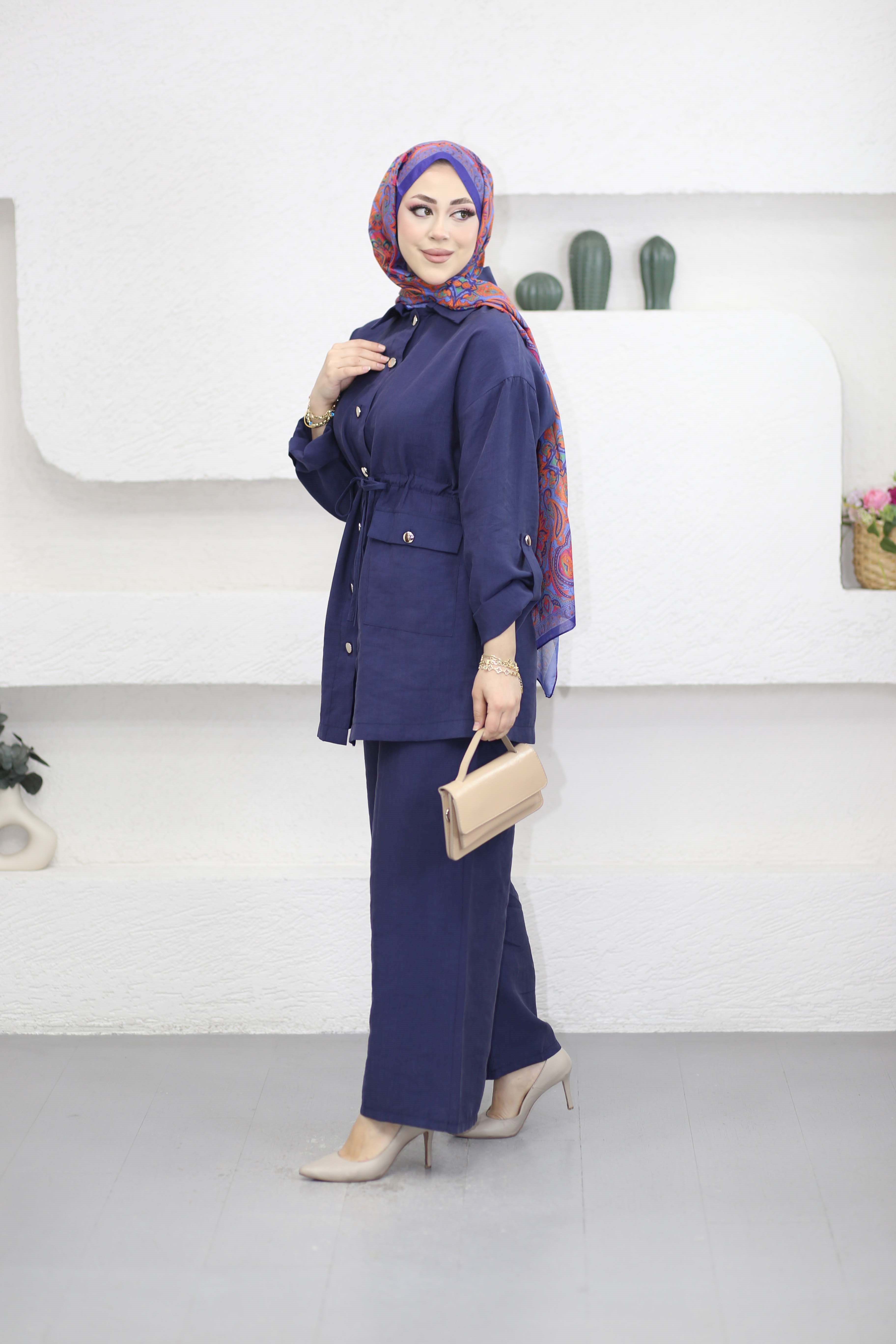 Sahra Takım Lacivert 3184