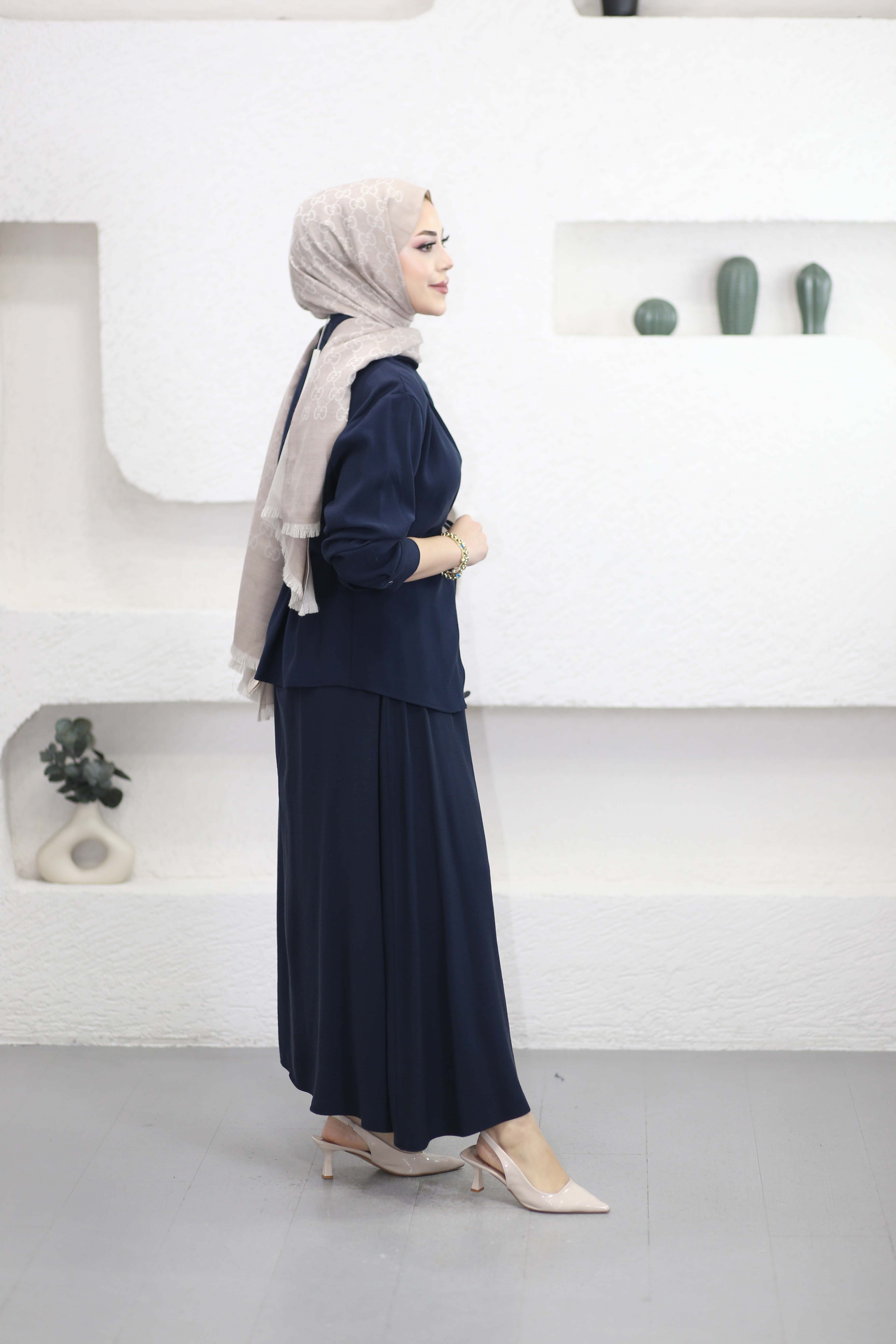 Soft Etekli Takım Lacivert 7527