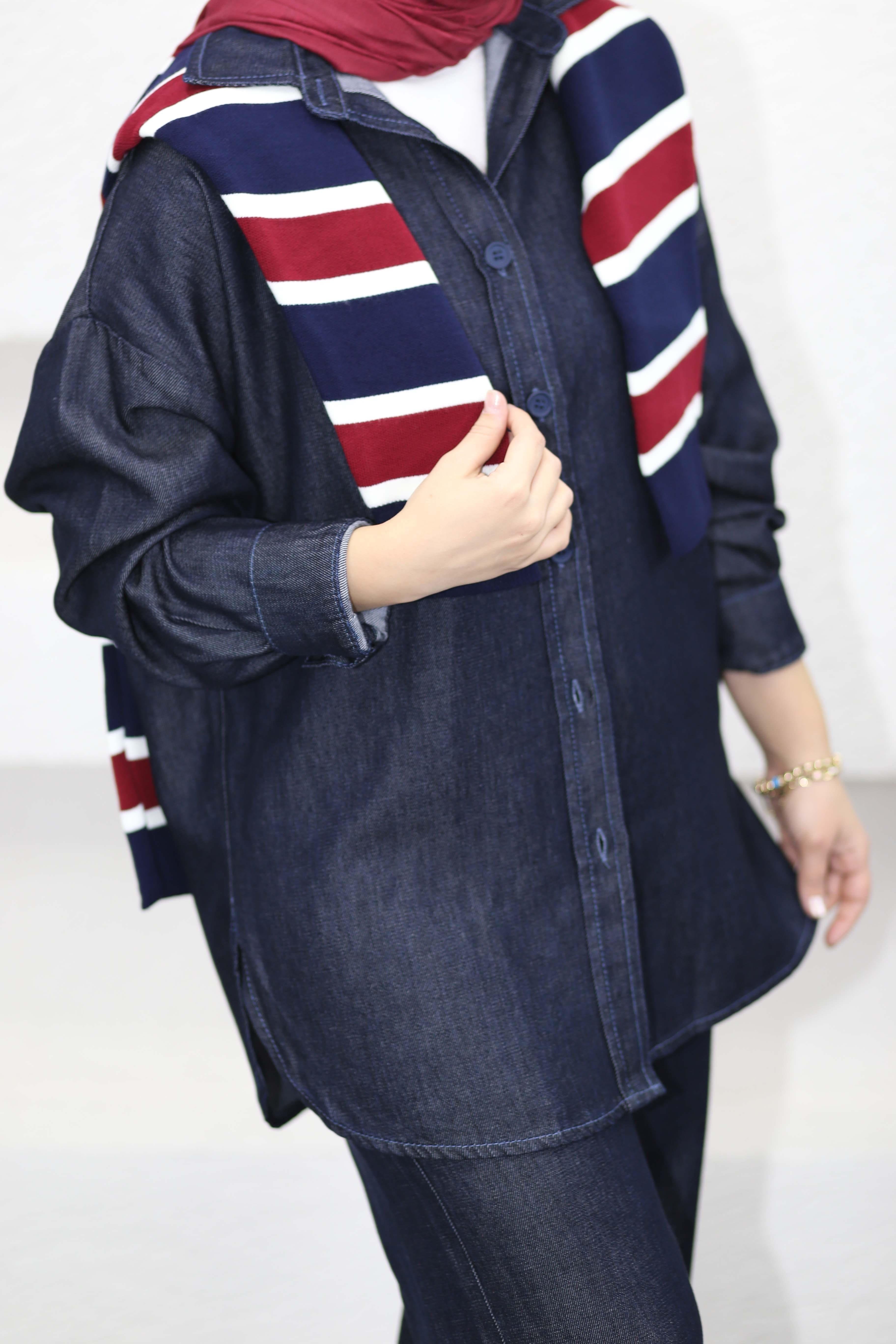 Sena Denim Takım Koyu Mavi 7415