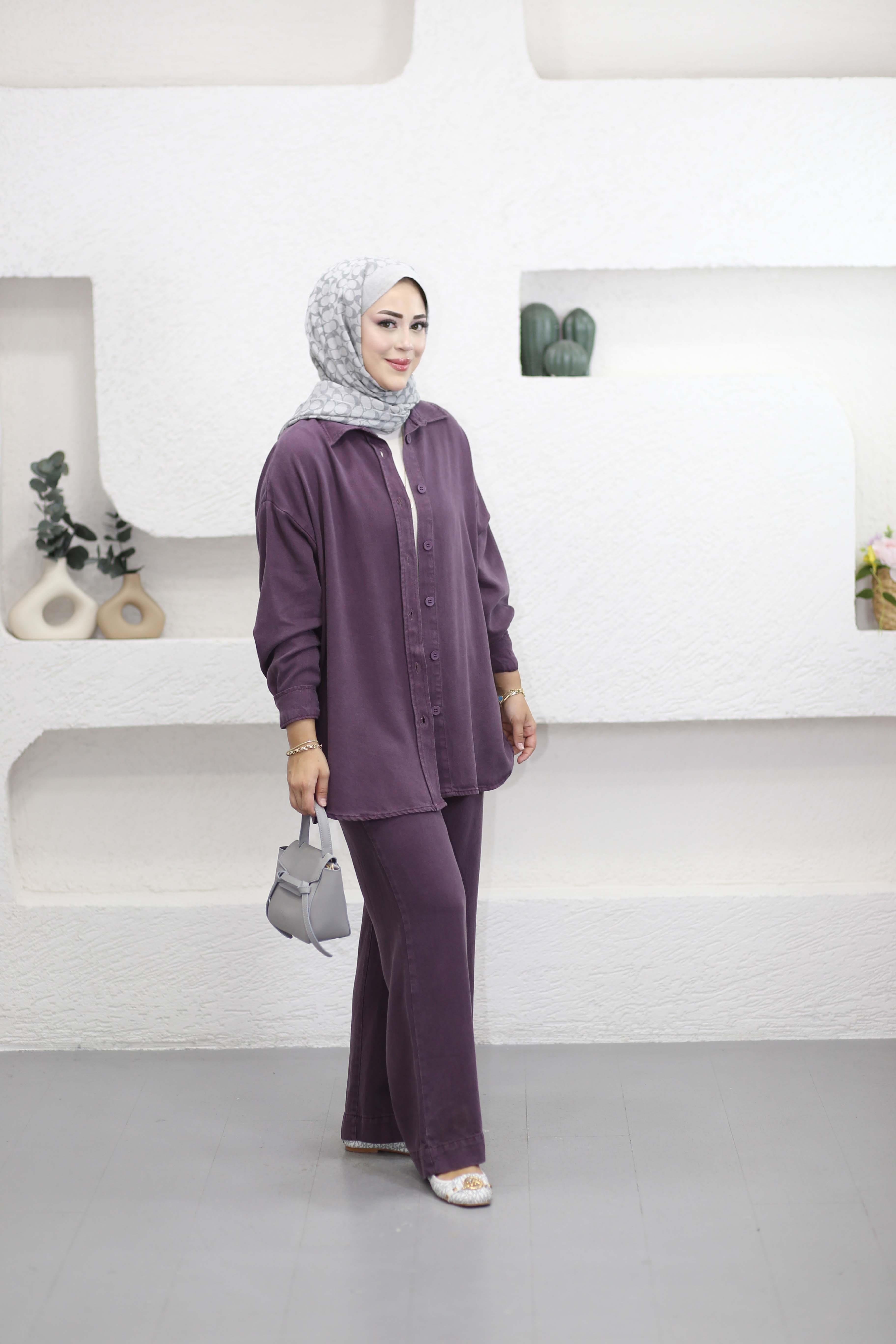 Sena Denim Takım Mor 7415