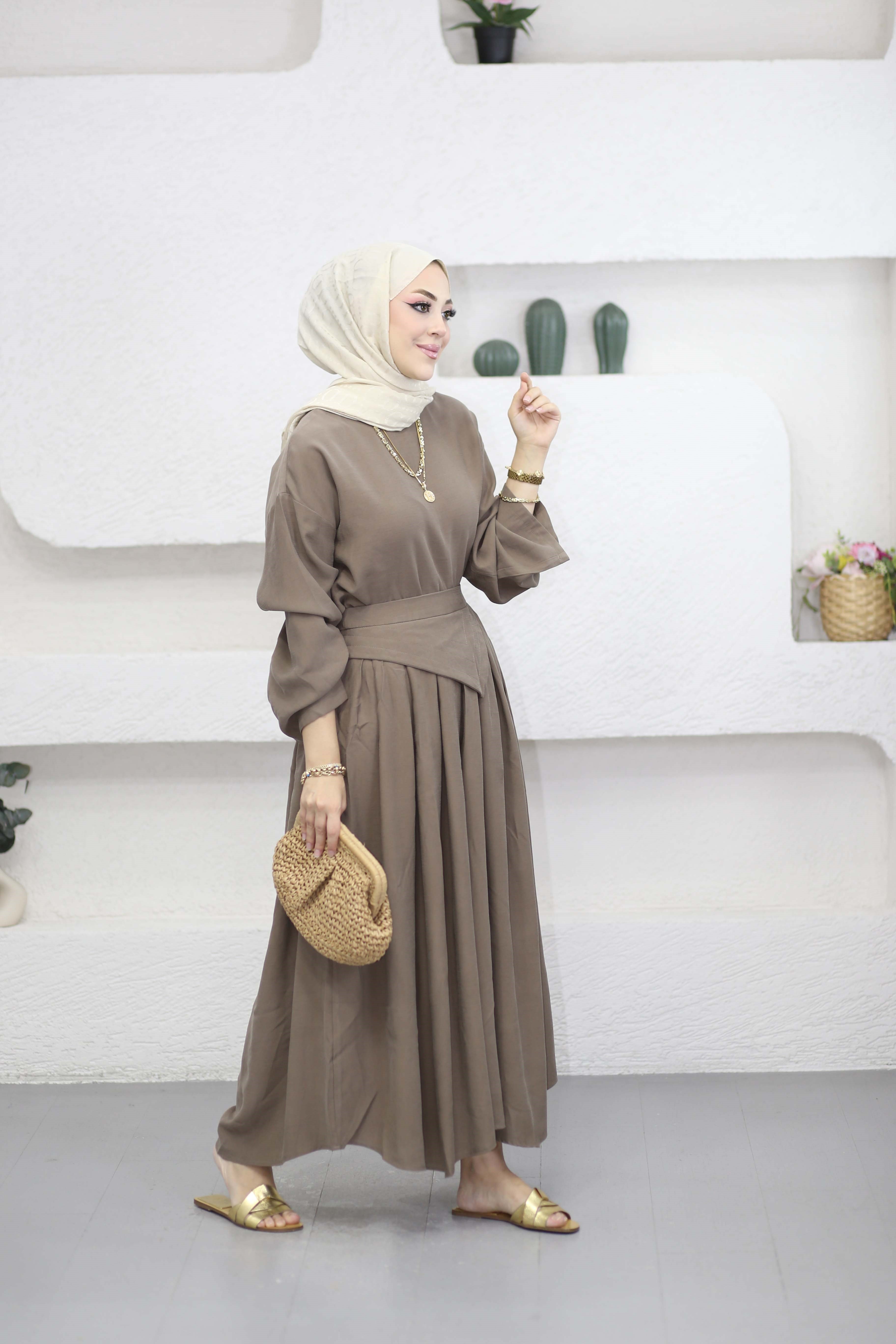 Nua Keten Takım Cappuccino 2415