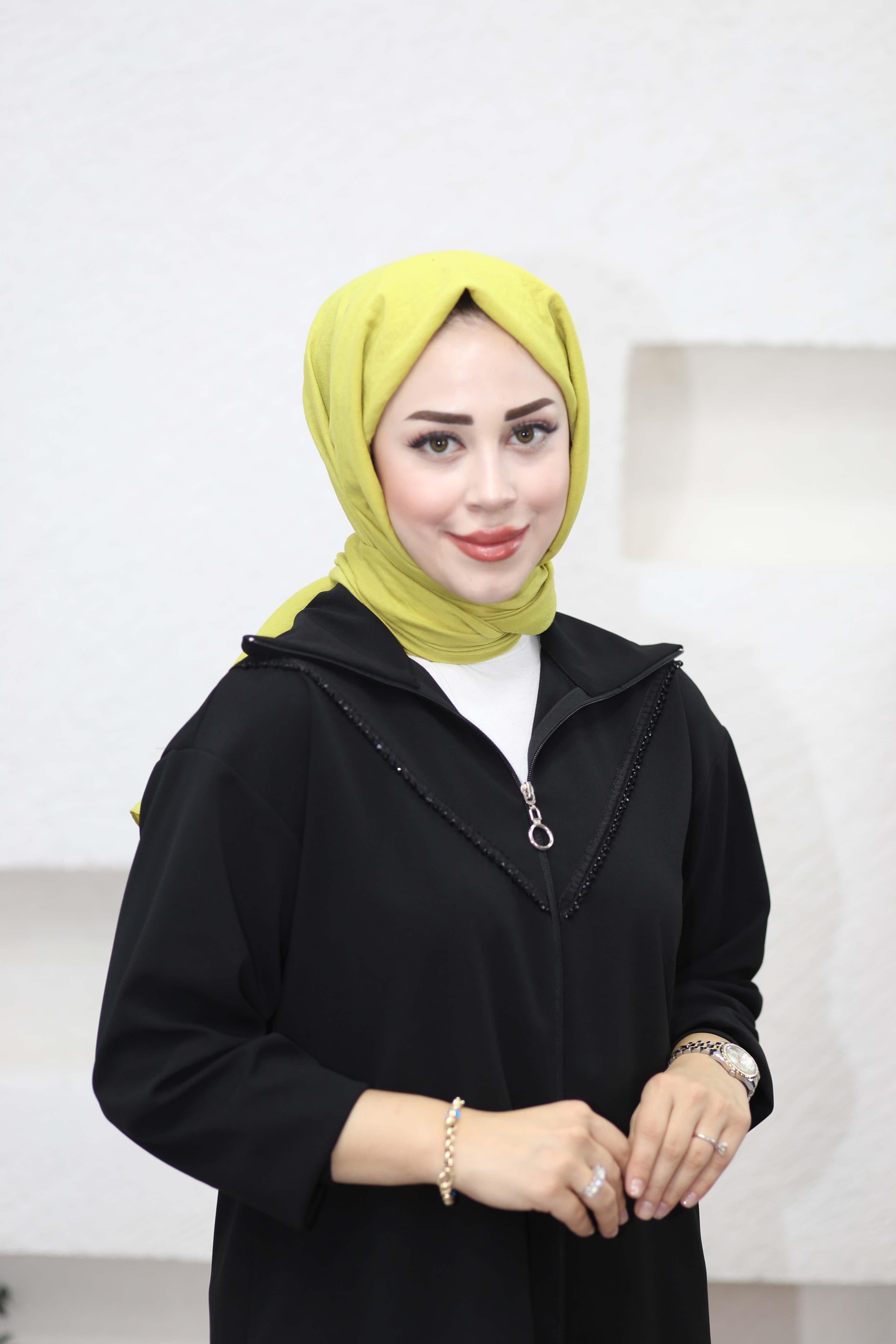 Narin Taşlı Takım Siyah 7049