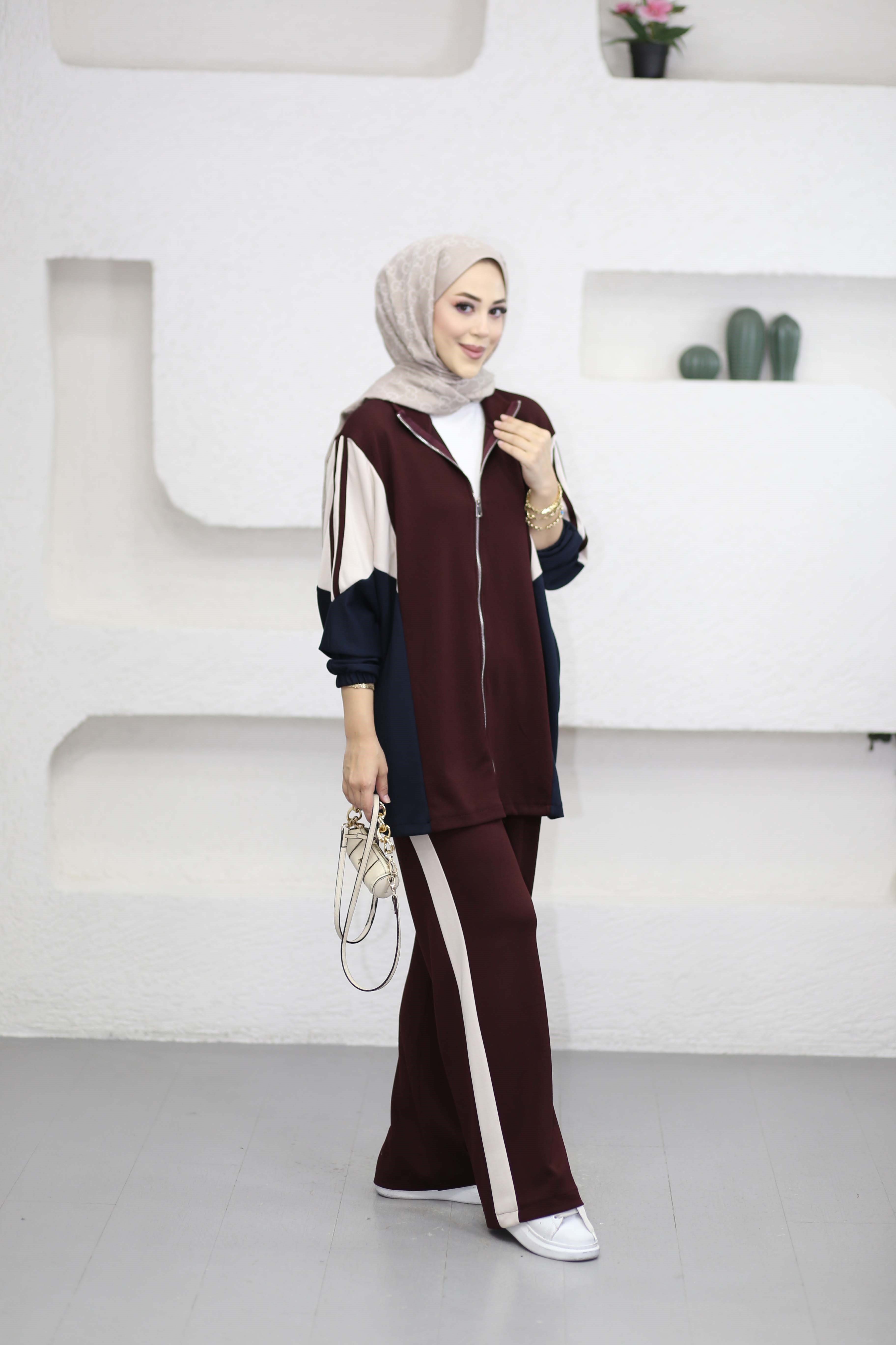 Milana Takım Bordo 22919