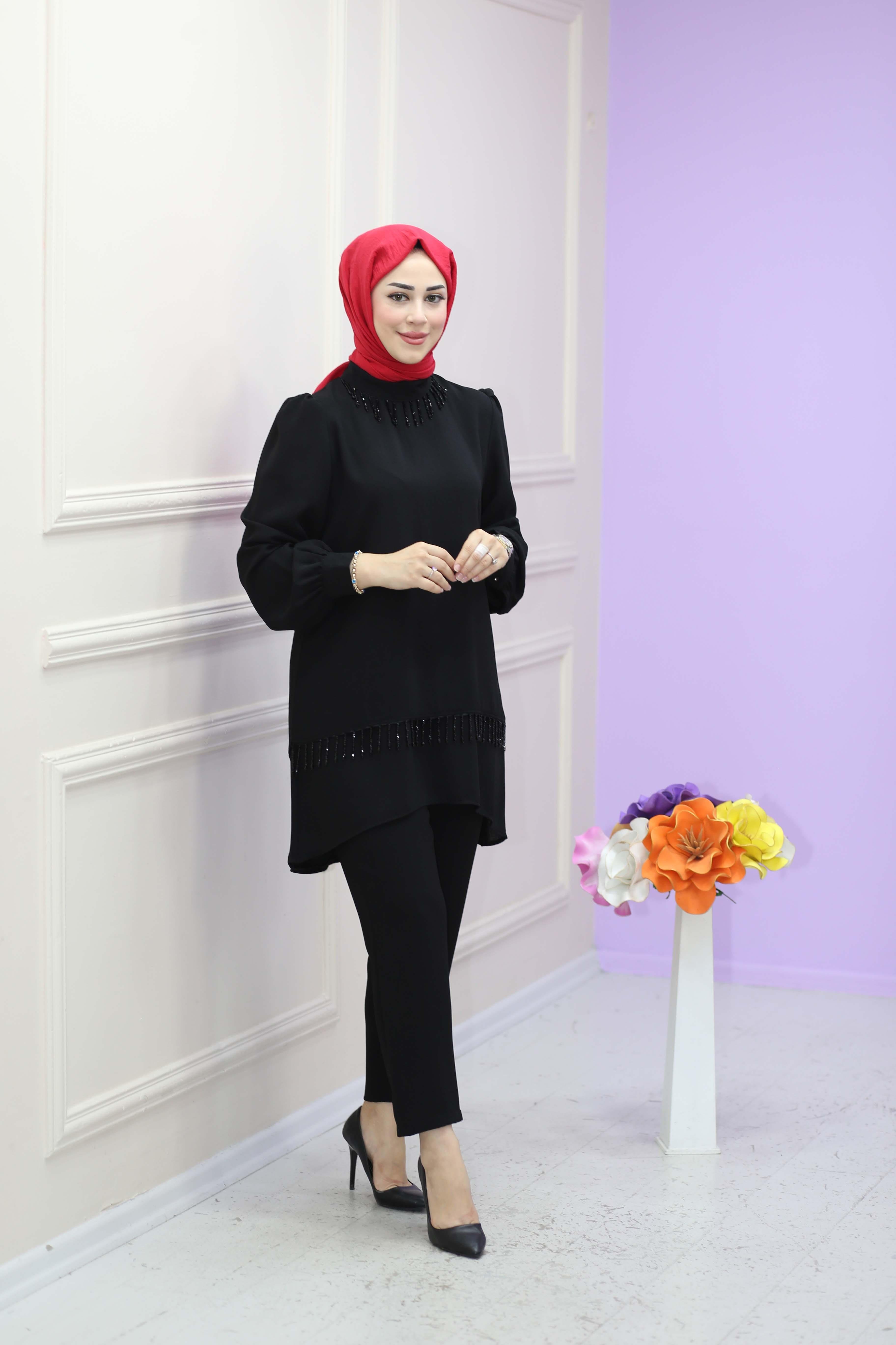 Elif Takım Siyah 2442