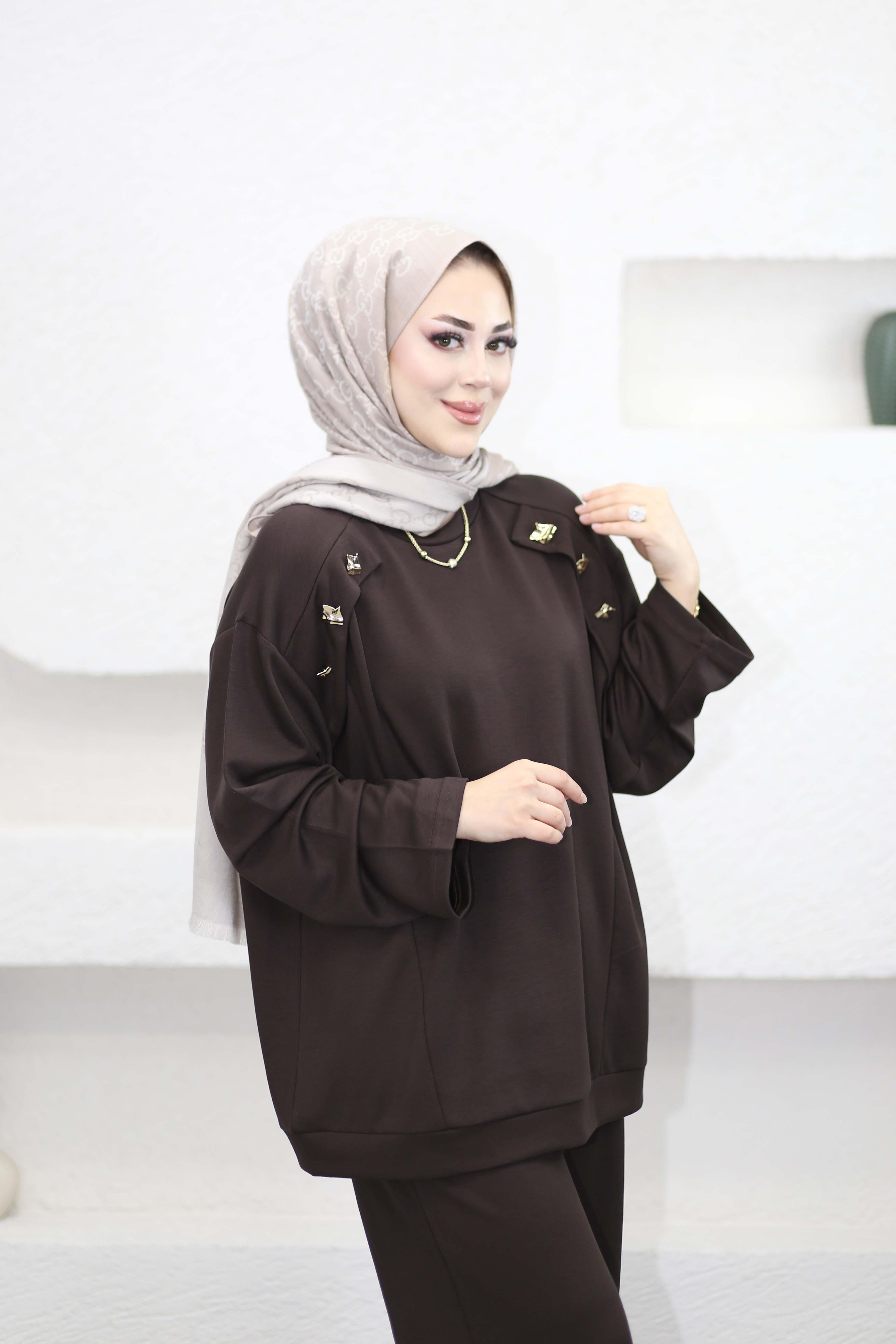 Stil Takım Kahverengi 6076